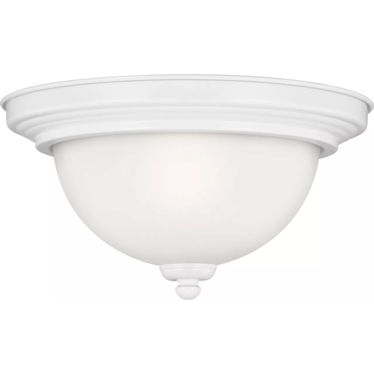 Geary 1 Light 10.5 inch White Flush Mount Ceiling Light