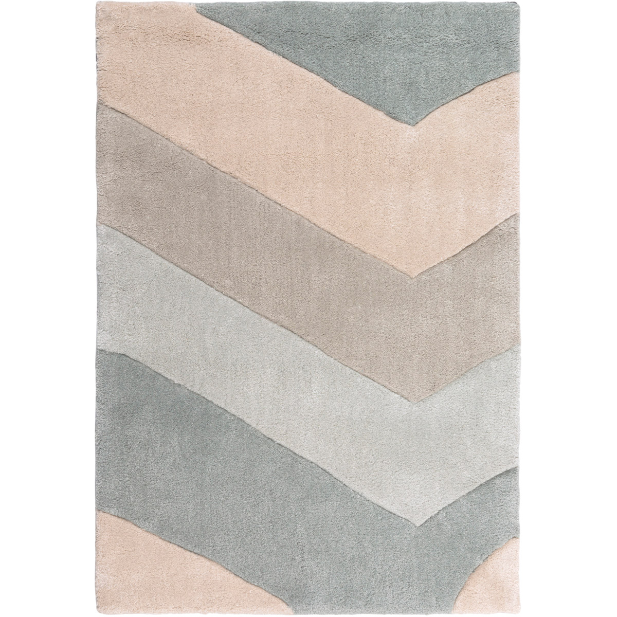 Cosmopolitan 156 X 108 inch Blue and Gray Area Rug, Polyester