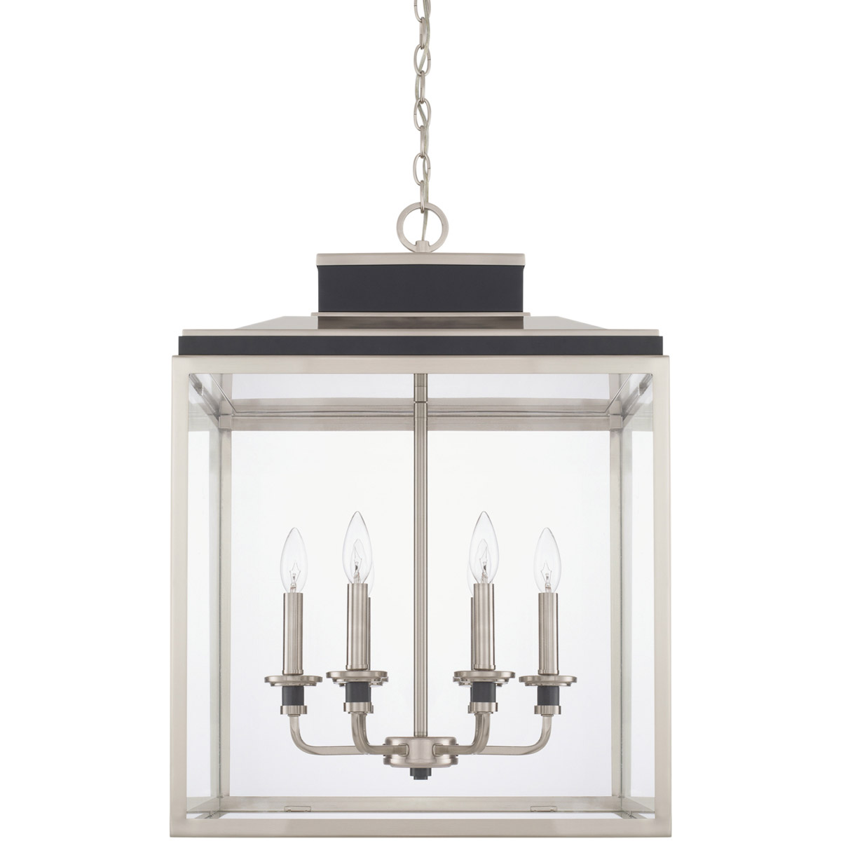 Tux 6 Light 19.75 inch Black Tie Foyer Ceiling Light