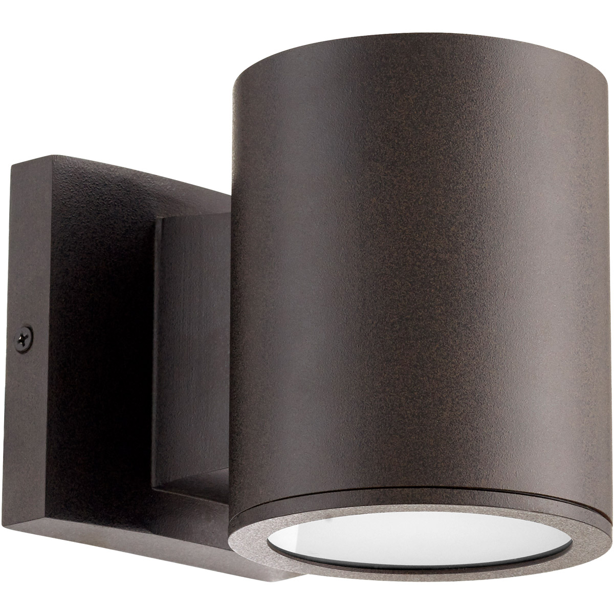 Cylinder LED 5.25 inch Oiled Bronze Outdoor Wall Mount