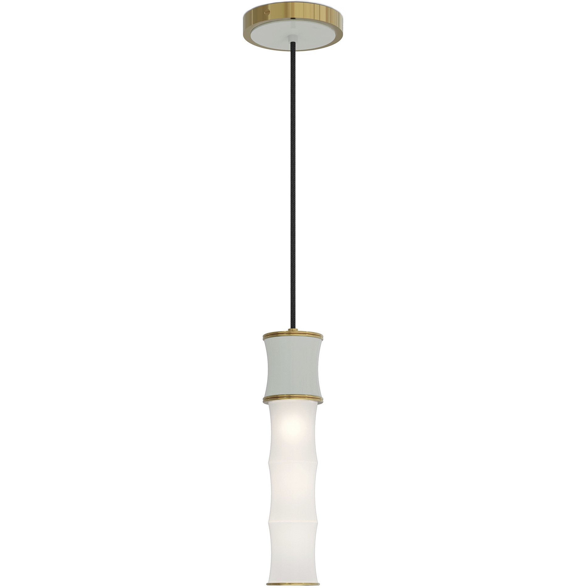 Kane 1 Light 5 inch Celadon with Modern Brass Pendant Ceiling Light
