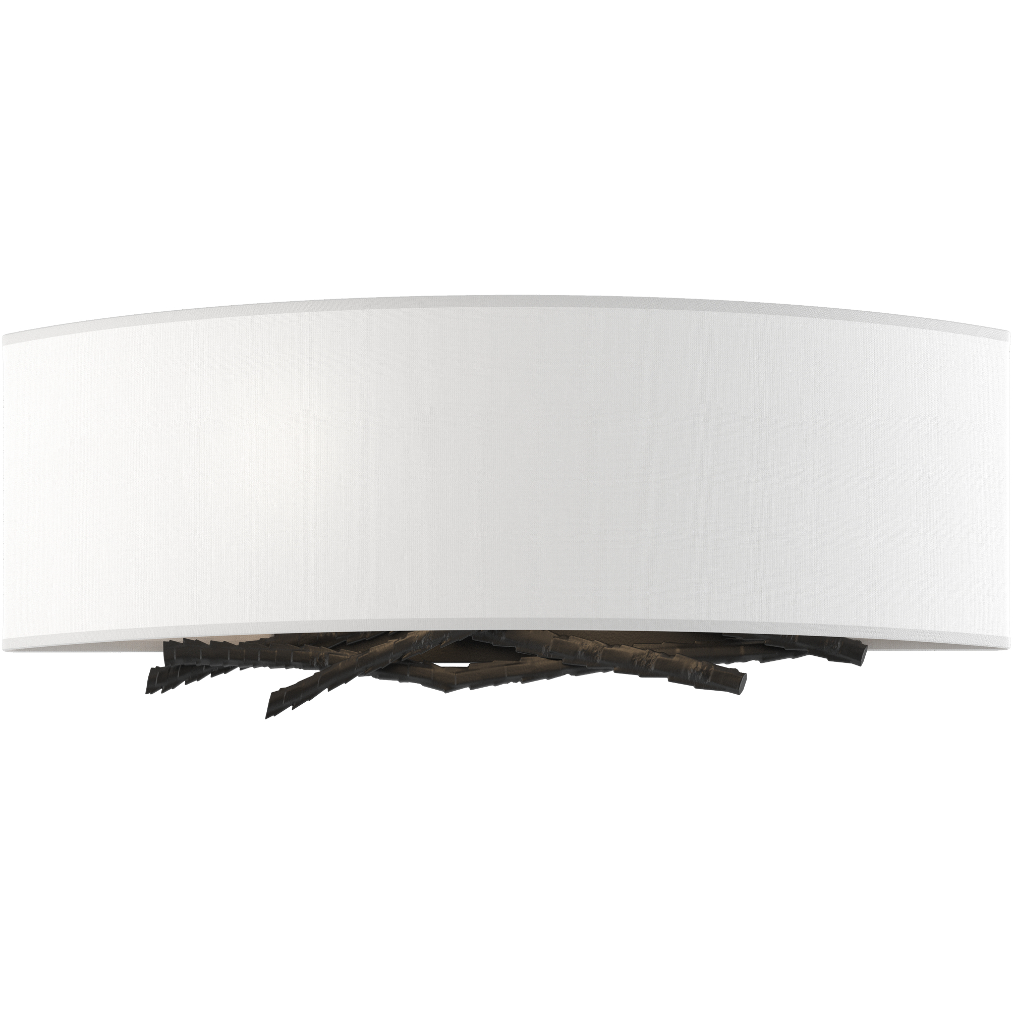 Brindille 2 Light 16 inch Black ADA Sconce Wall Light in Natural Anna