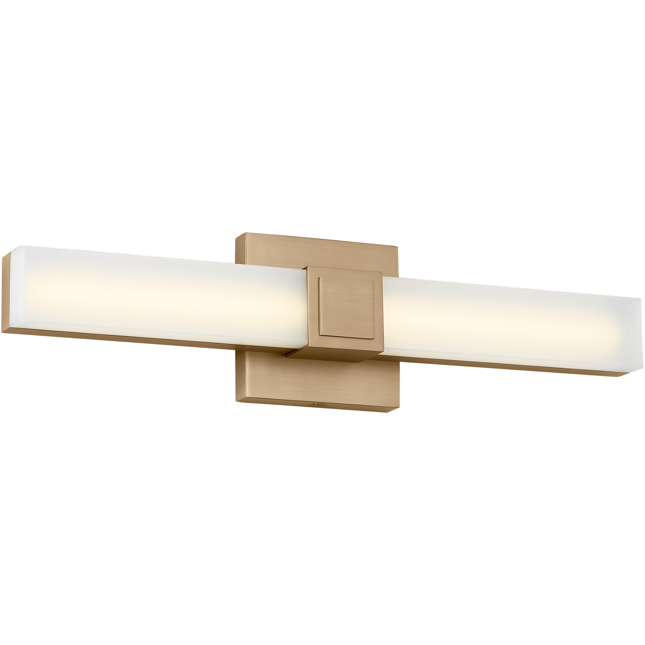 Fentress LED 18 inch Satin Brass Vanity Light Wall Light