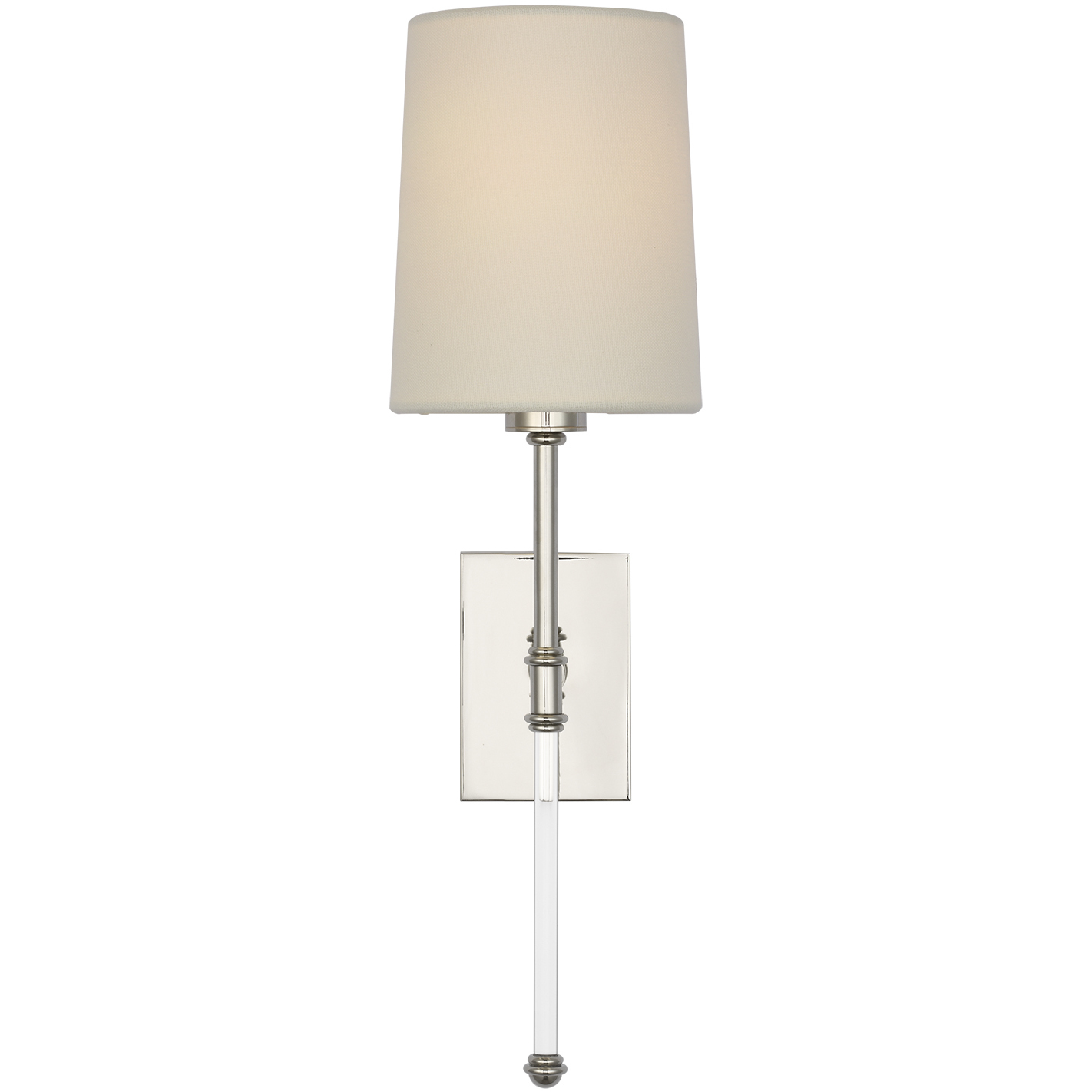 Suzanne Kasler Camille LED 4.75 inch Polished Nickel Sconce Wall Light