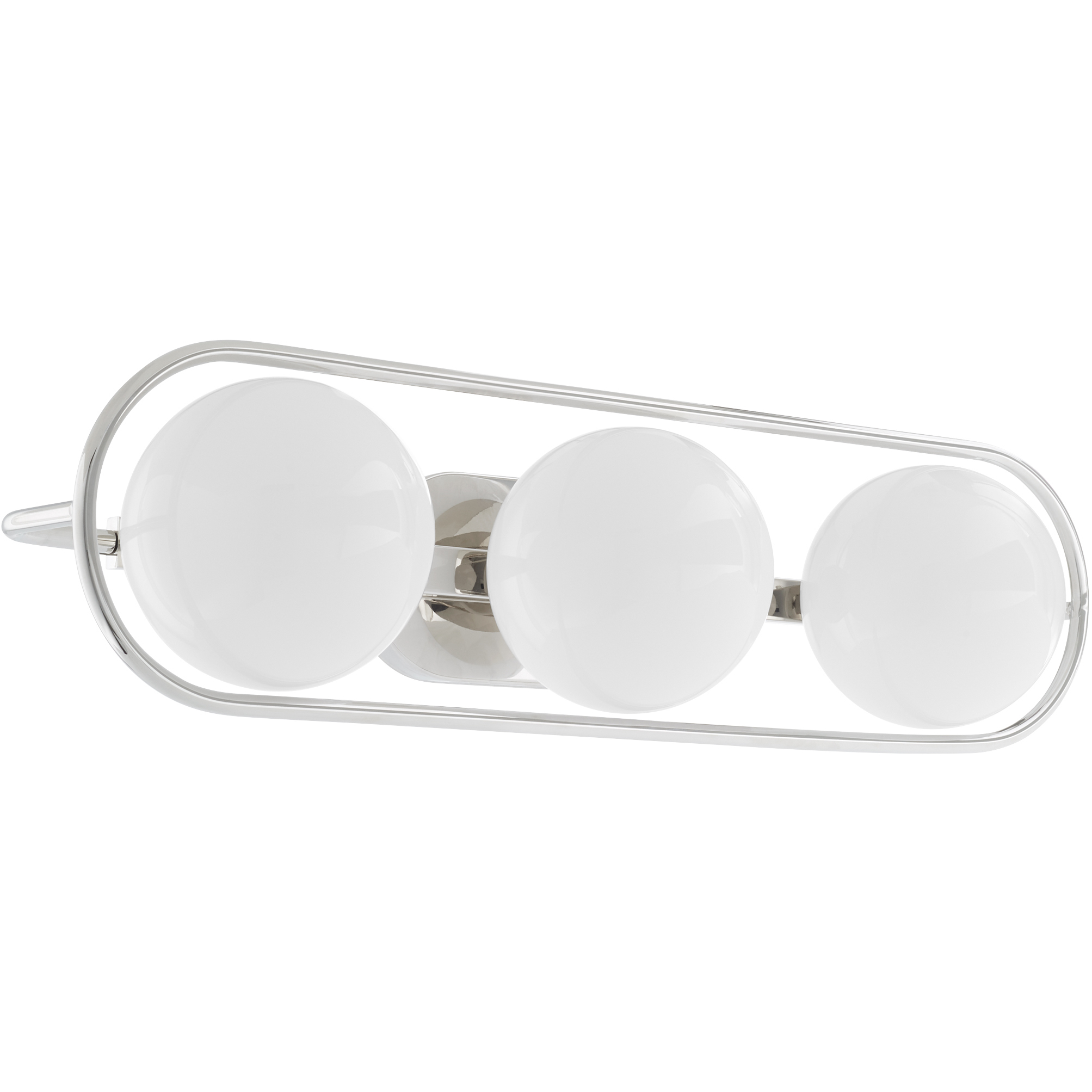 Belmont 3 Light 26 inch Polished Nickel Vanity Light Wall Light