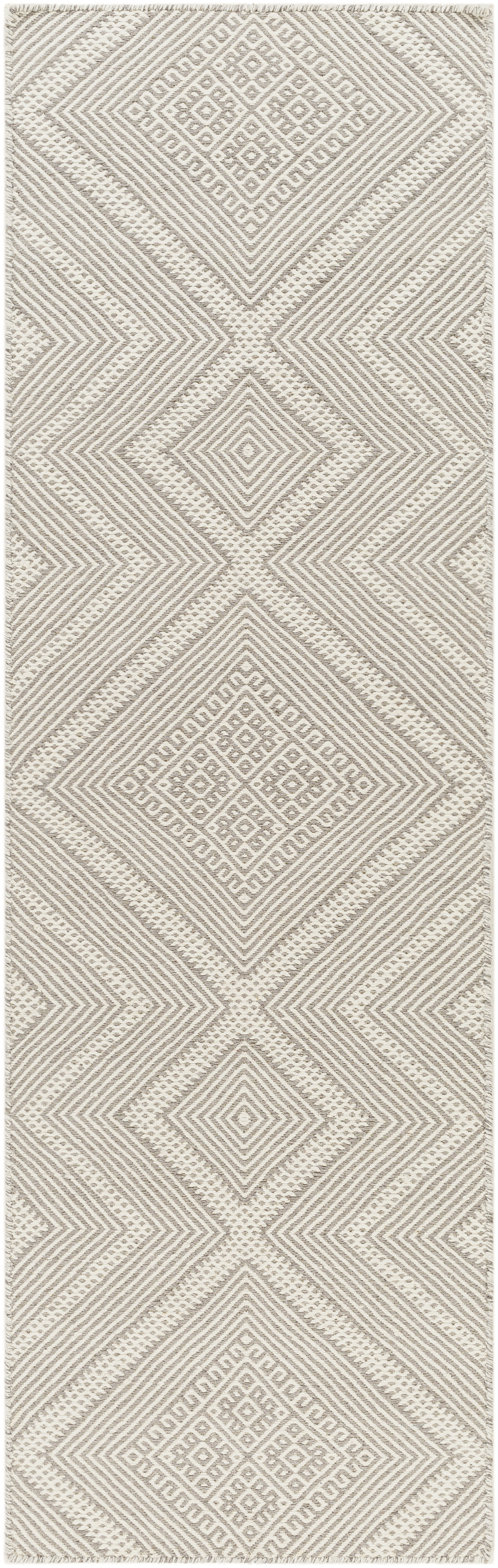 Mardin 96 X 30 inch Light Grey Rug in 2.5 x 8, Runner