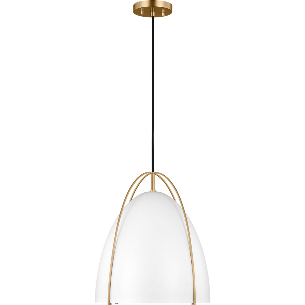 Sean Lavin Norman 1 Light 13.38 inch Satin Brass Pendant Ceiling Light
