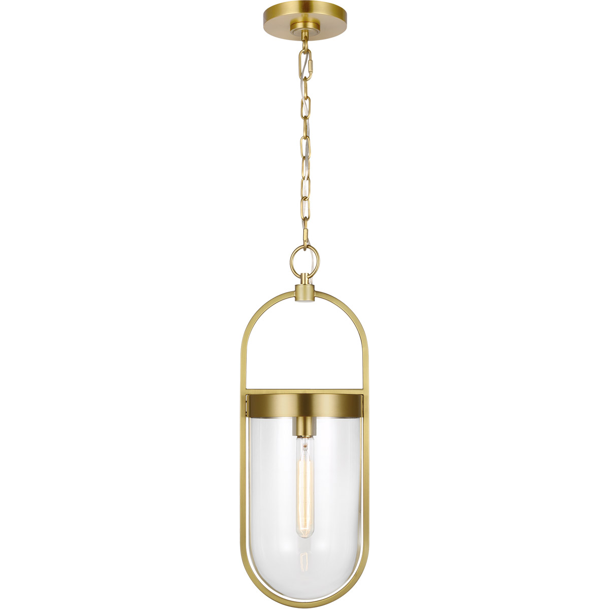 C&M by Chapman & Myers Blaine 1 Light 8 inch Burnished Brass Pendant Ceiling Light