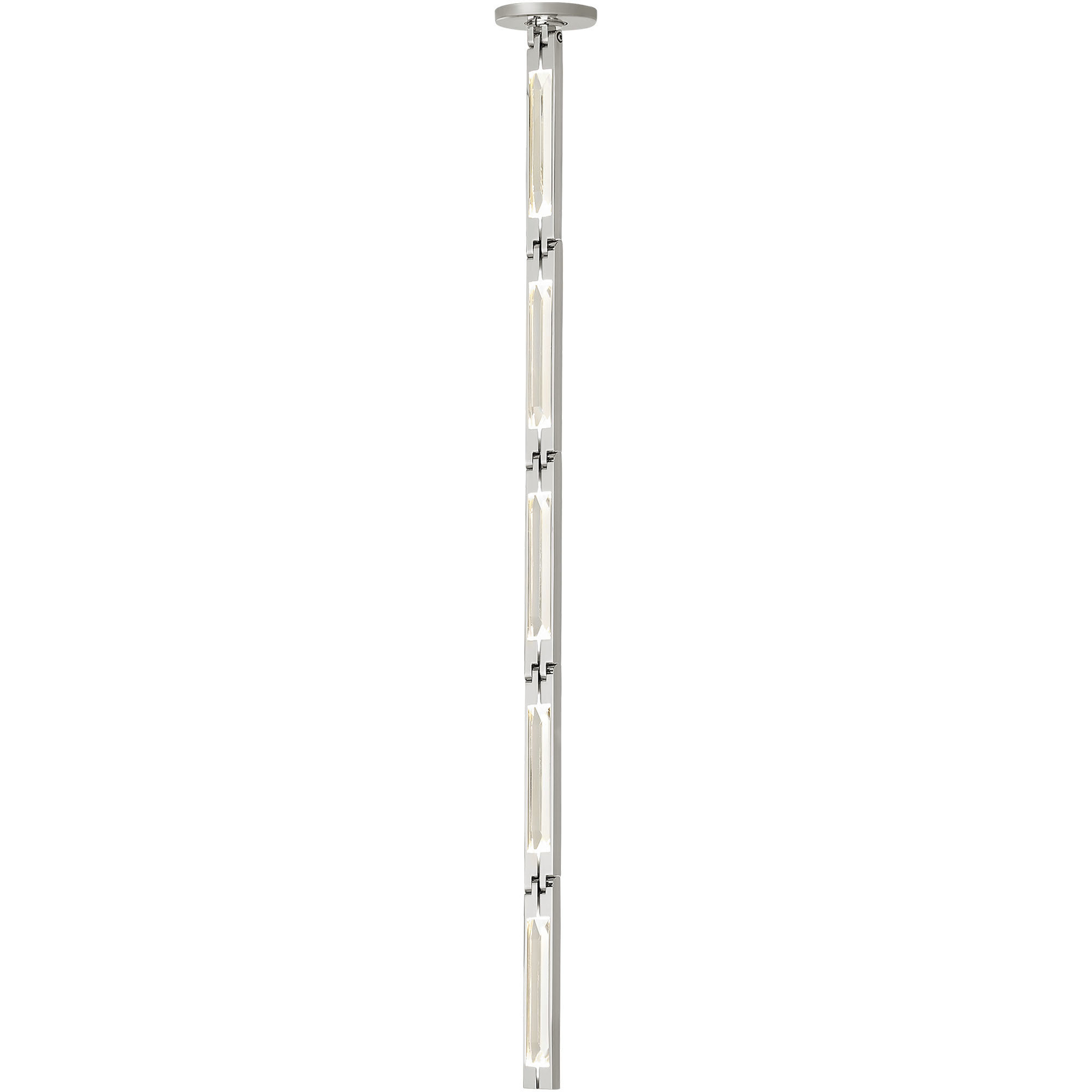Sean Lavin Catena LED 0.8 inch Polished Nickel Pendant Ceiling Light in 3000K, Remote