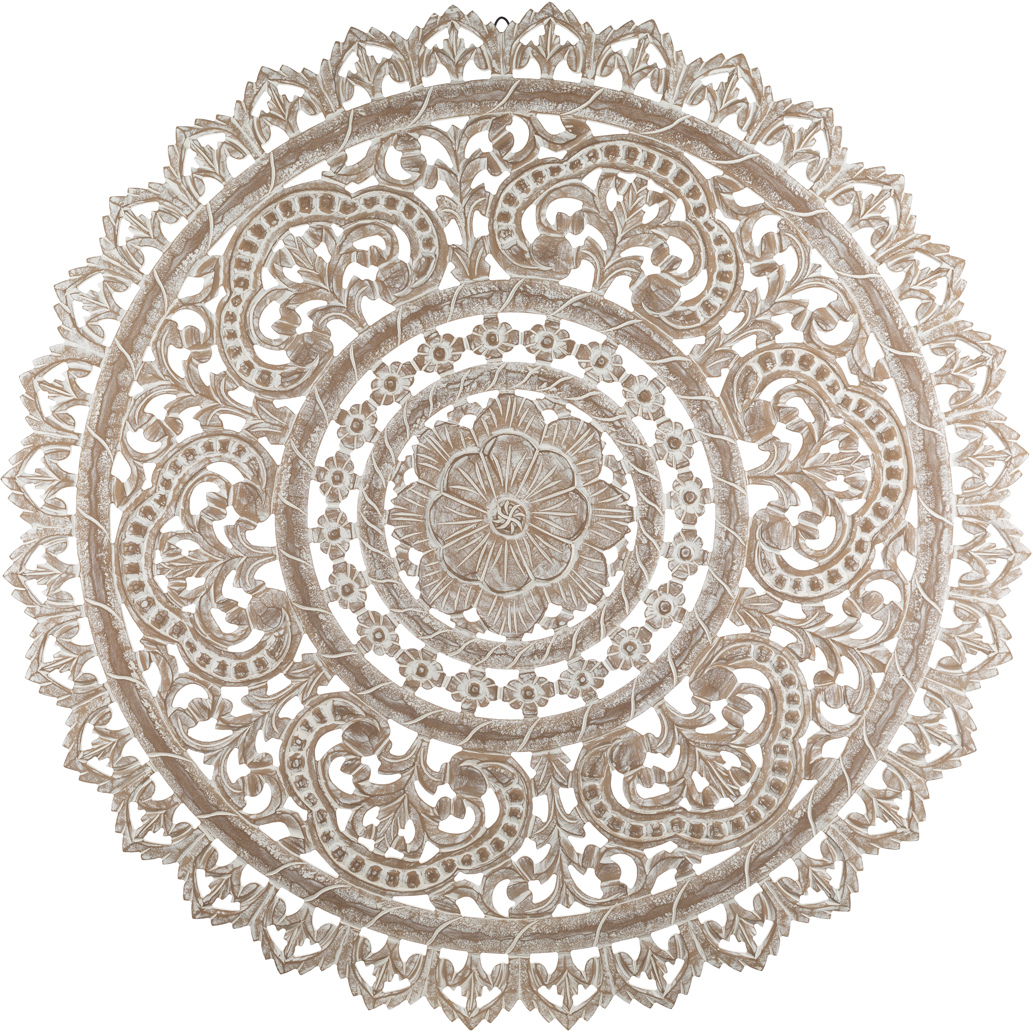 Anushka Taupe Wall Art, Square