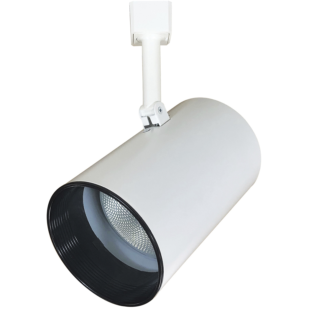 Aaliyah 1 Light White Track Head Ceiling Light in H-Style