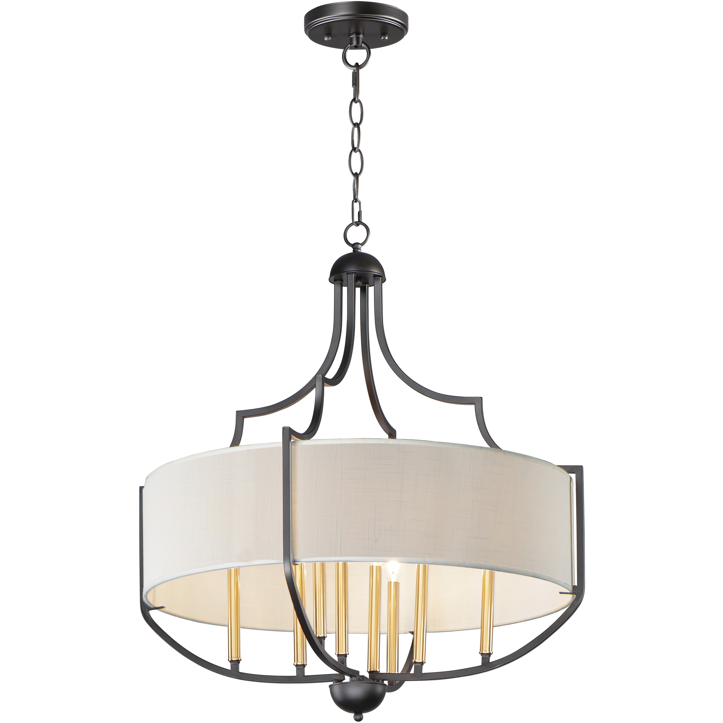 Savant 8 Light 31 inch Bronze and Antique Brass Chandelier Ceiling Light