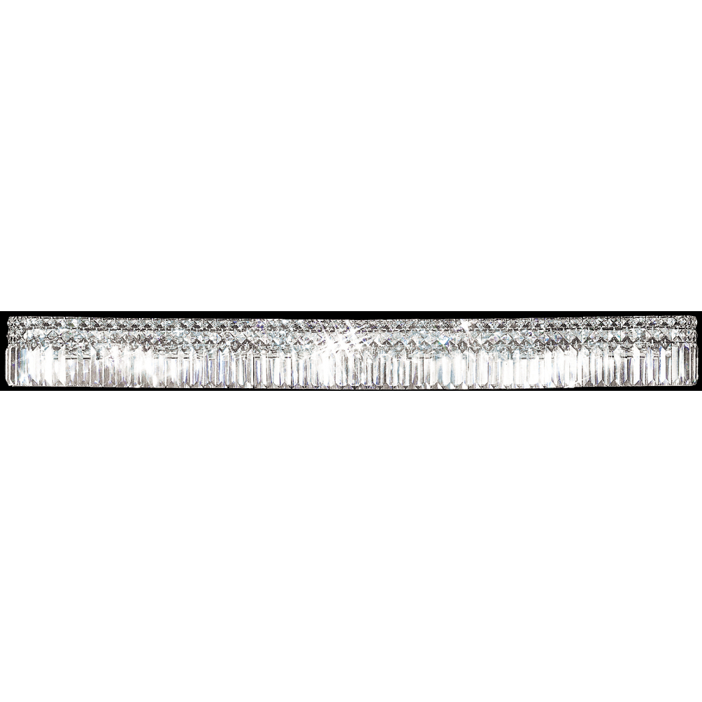 Prestige 12 Light 48 inch Silver Vanity Bar Wall Light