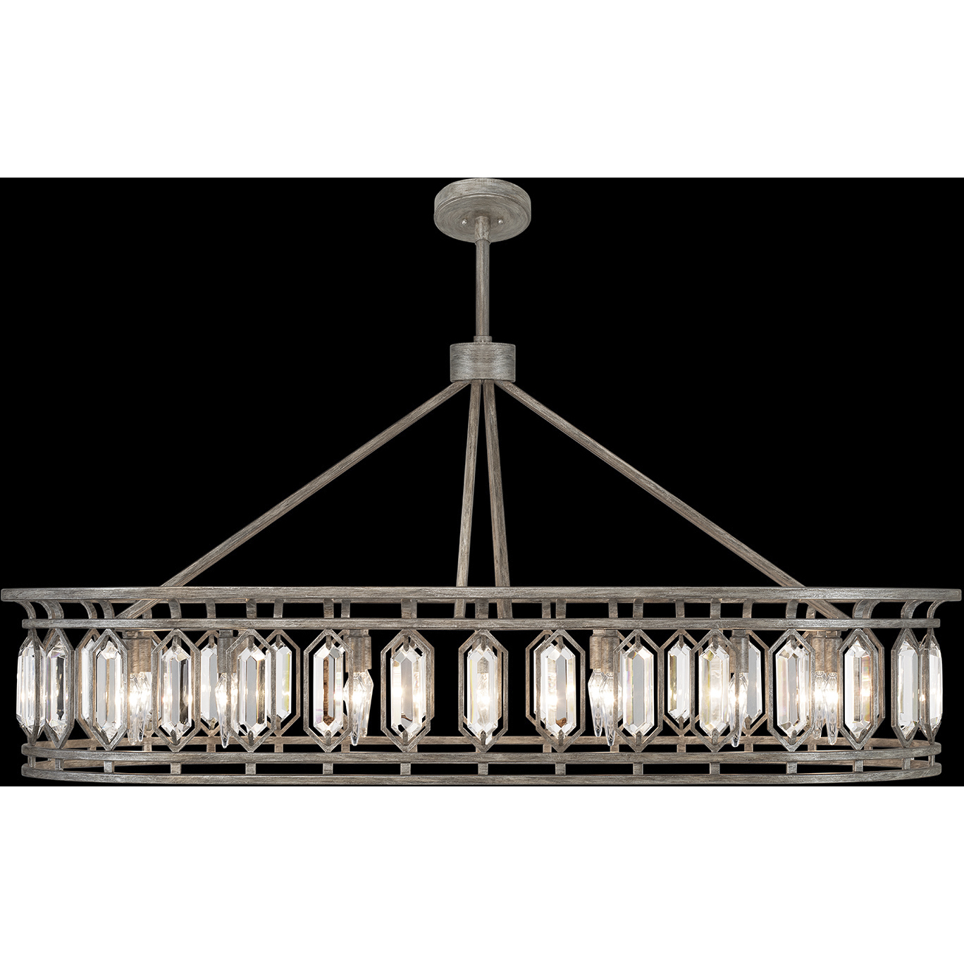 Westminster 14 Light 52 inch Silver Pendant Ceiling Light