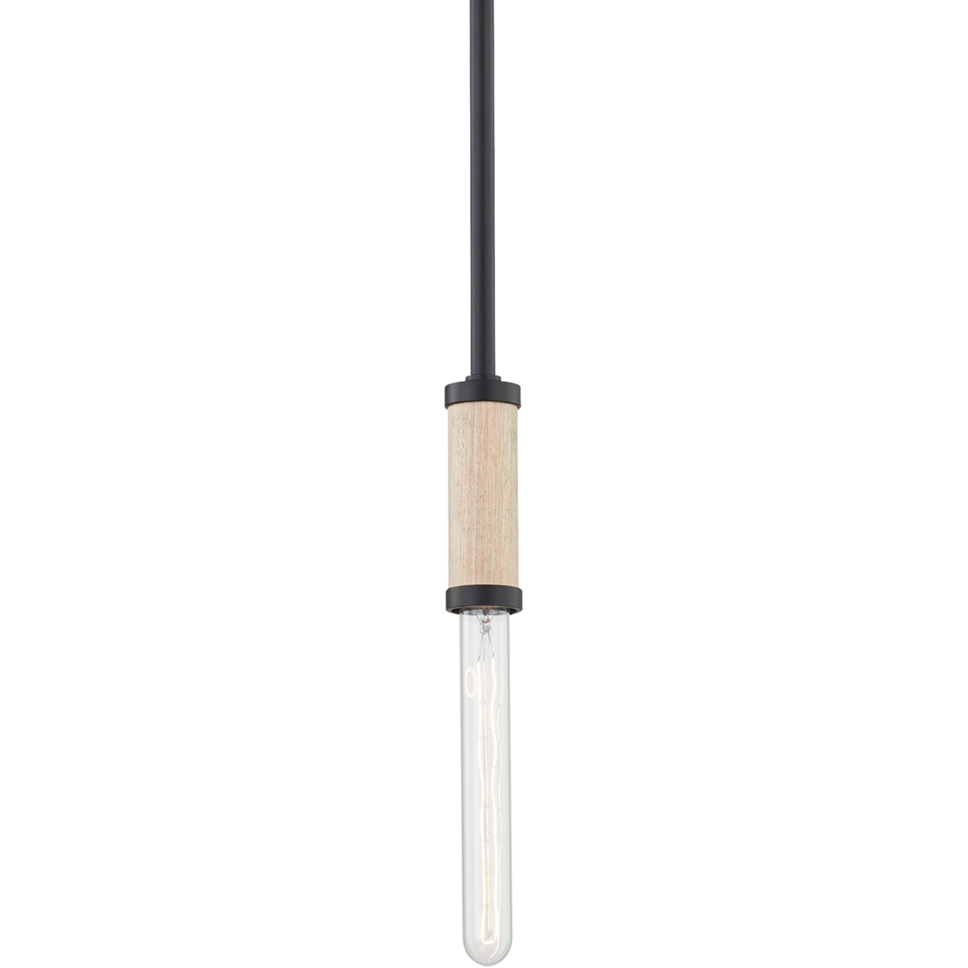 Cruiz 1 Light 1.75 inch Soft Black Pendant Ceiling Light