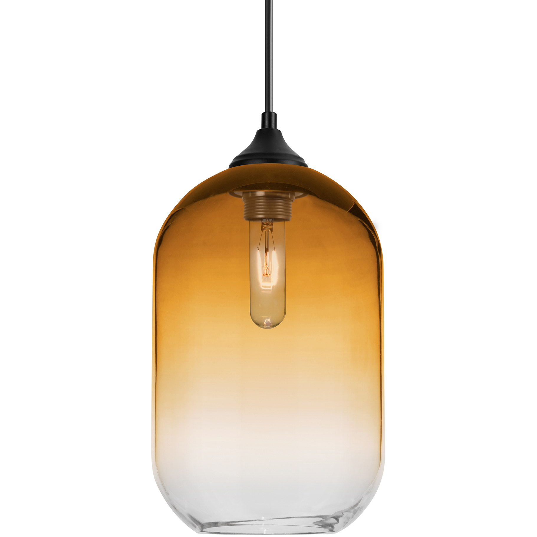Omega 12 1 Light Black Outdoor Pendant