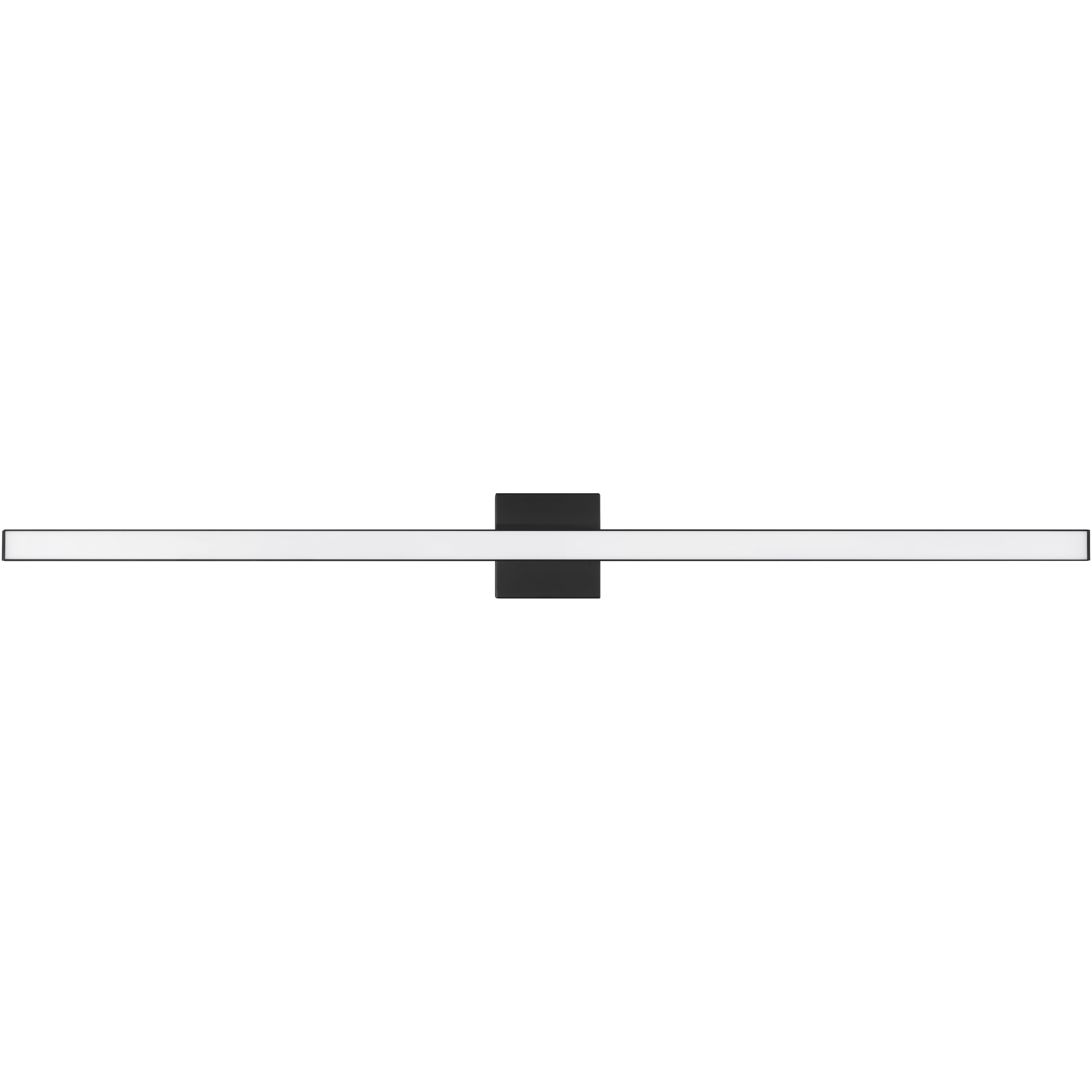 Trim LED 48 inch Flat Black Vanity Light Wall Light