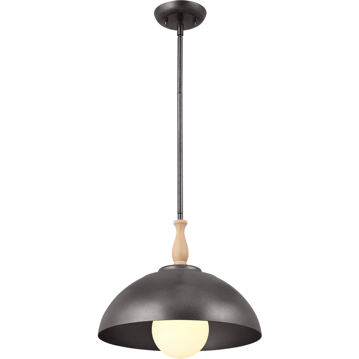 Homestead Fira 1 Light 14 inch Anvil Iron Pendant Ceiling Light