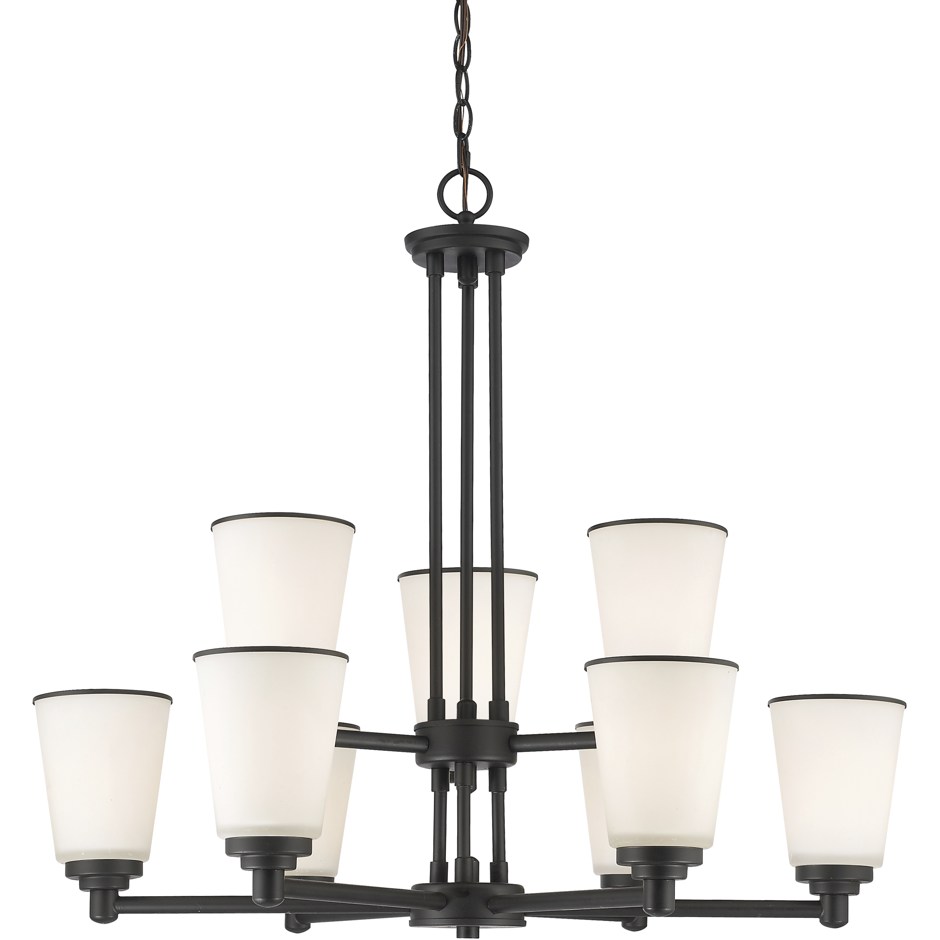Jarra 9 Light 30 inch Bronze Chandelier Ceiling Light