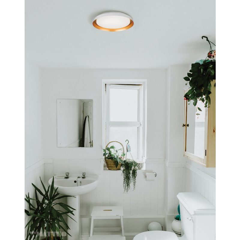 Vieno LED 16.5 inch White Flush Mount Ceiling Light