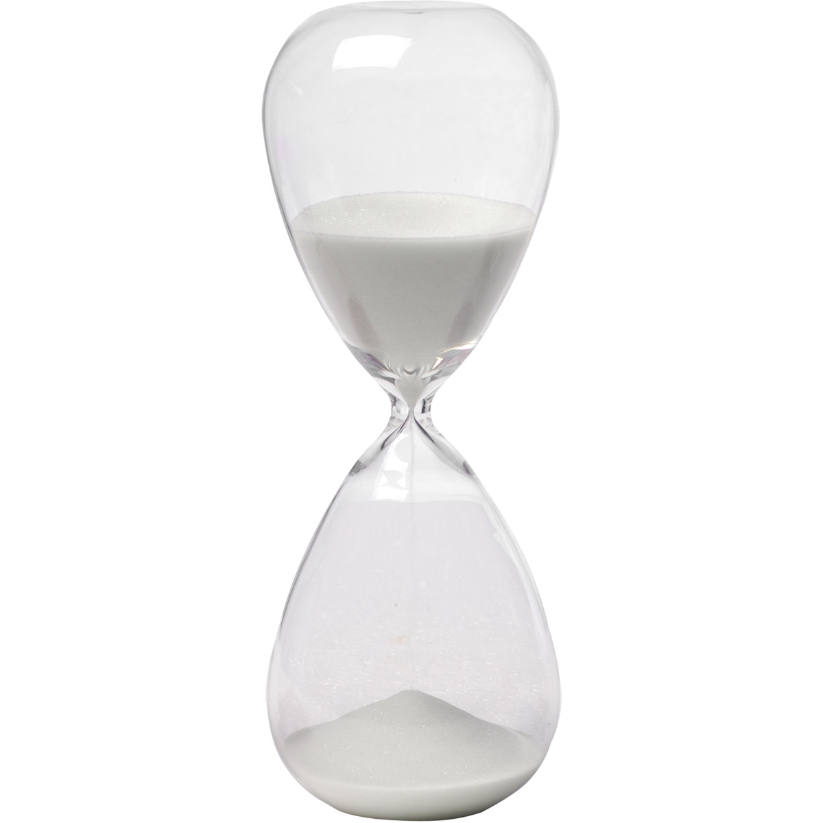Ferdinand White Sand/Clear Hourglass