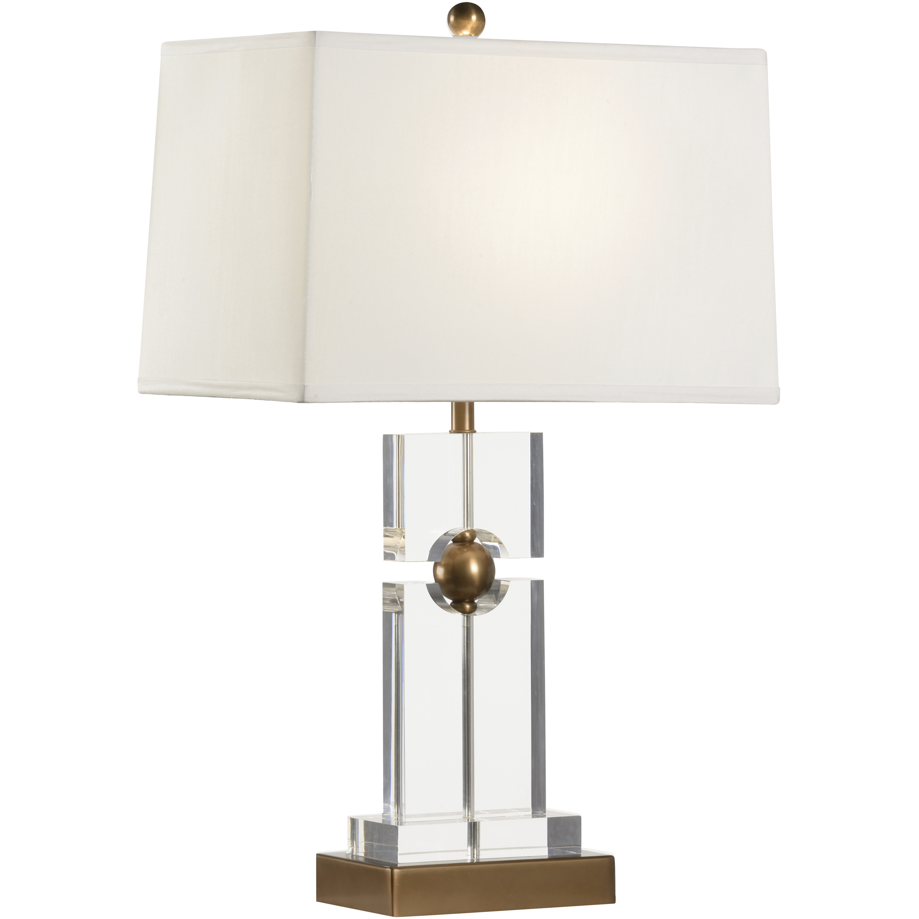 Moore 20 inch 100.00 watt Clear Table Lamp Portable Light
