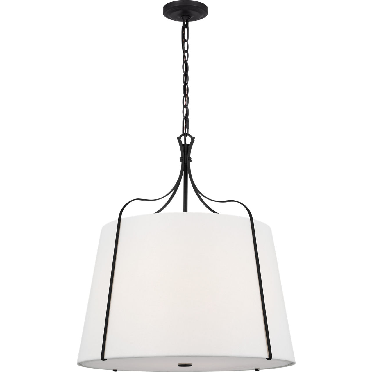 AH by Alexa Hampton Leander 4 Light Smith Steel Pendant Ceiling Light