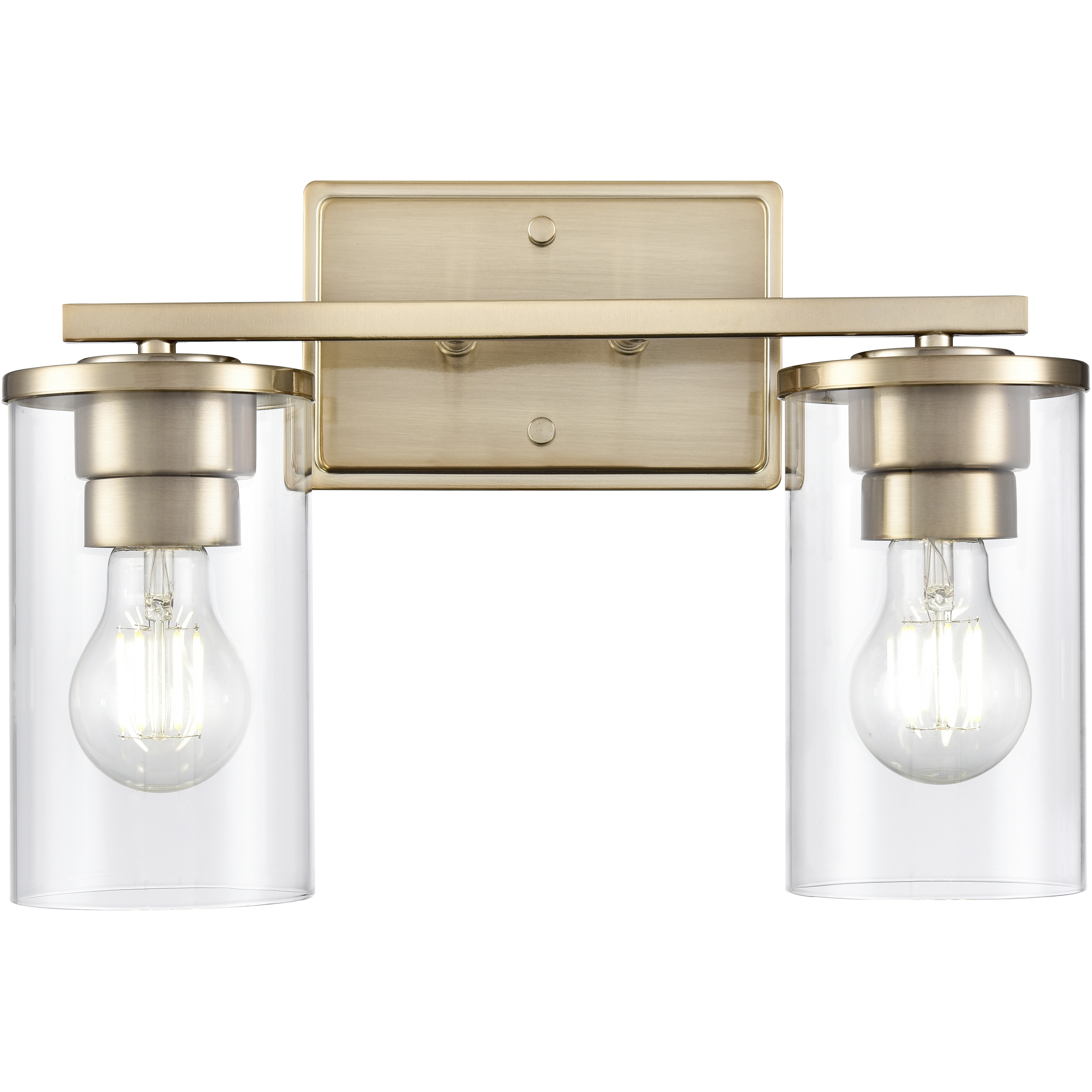 Verlana 2 Light 14 inch Modern Gold Bathroom Vanity Light Wall Light