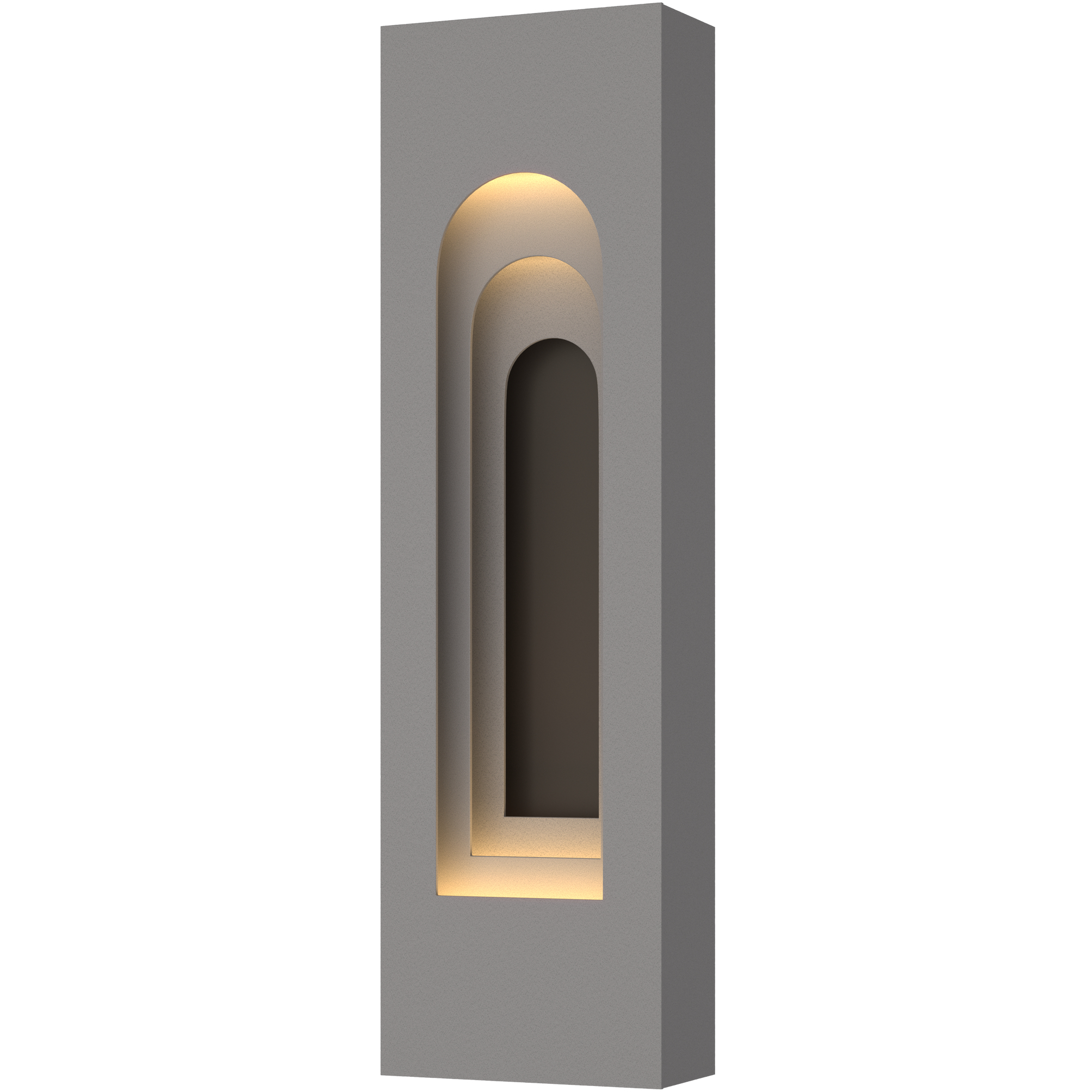 Art + Alchemy Procession Arch 2 Light 27.5 inch Coastal Burnished Steel with Coastal Dark Smoke Outdoor Wall Light in Coastal Burnished Steel/Coastal Dark Smoke