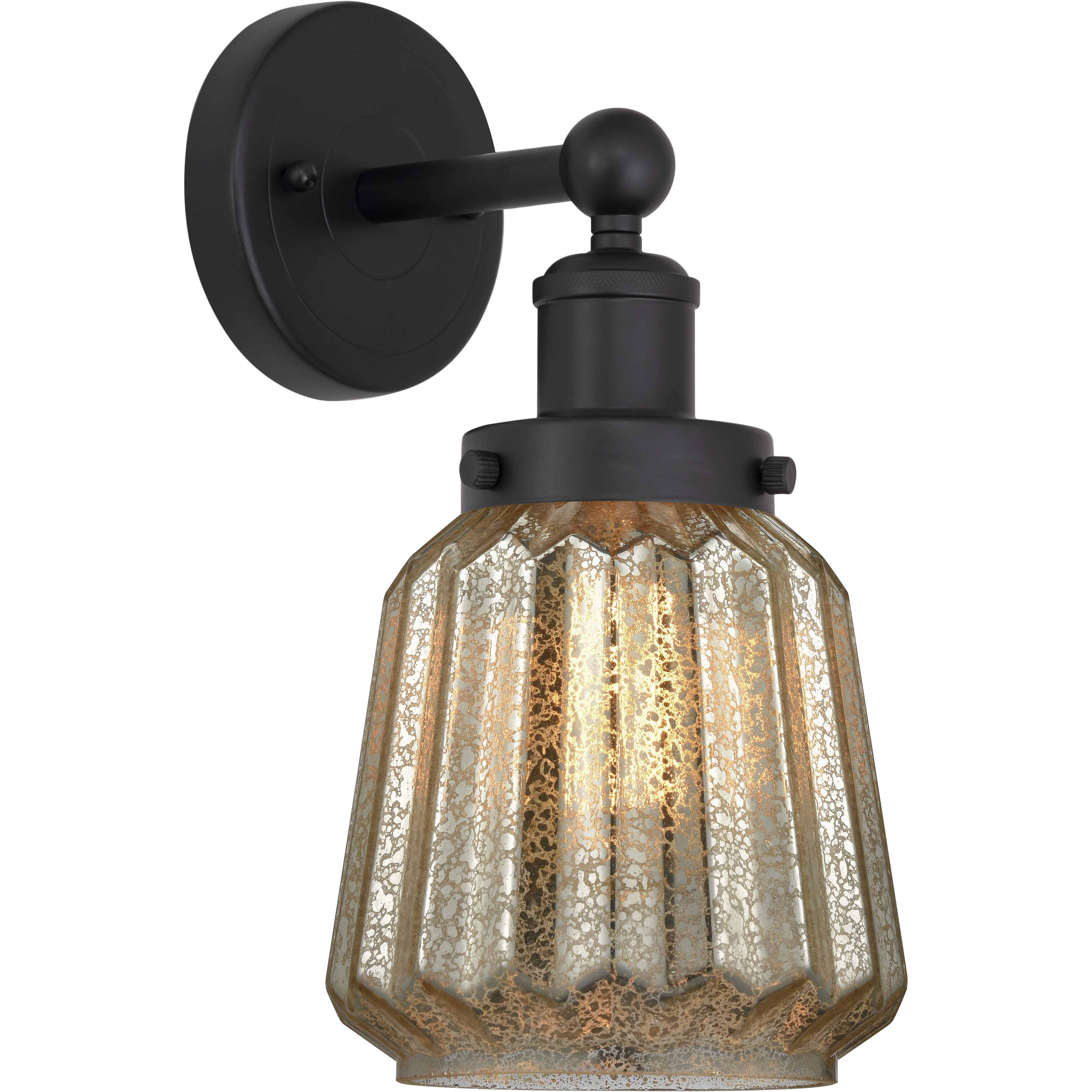 Chatham 1 Light 6.5 inch Matte Black Sconce Wall Light
