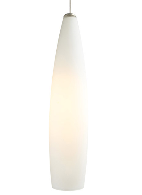 Fino 1 Light 4 inch Satin Nickel Pendant Ceiling Light in White