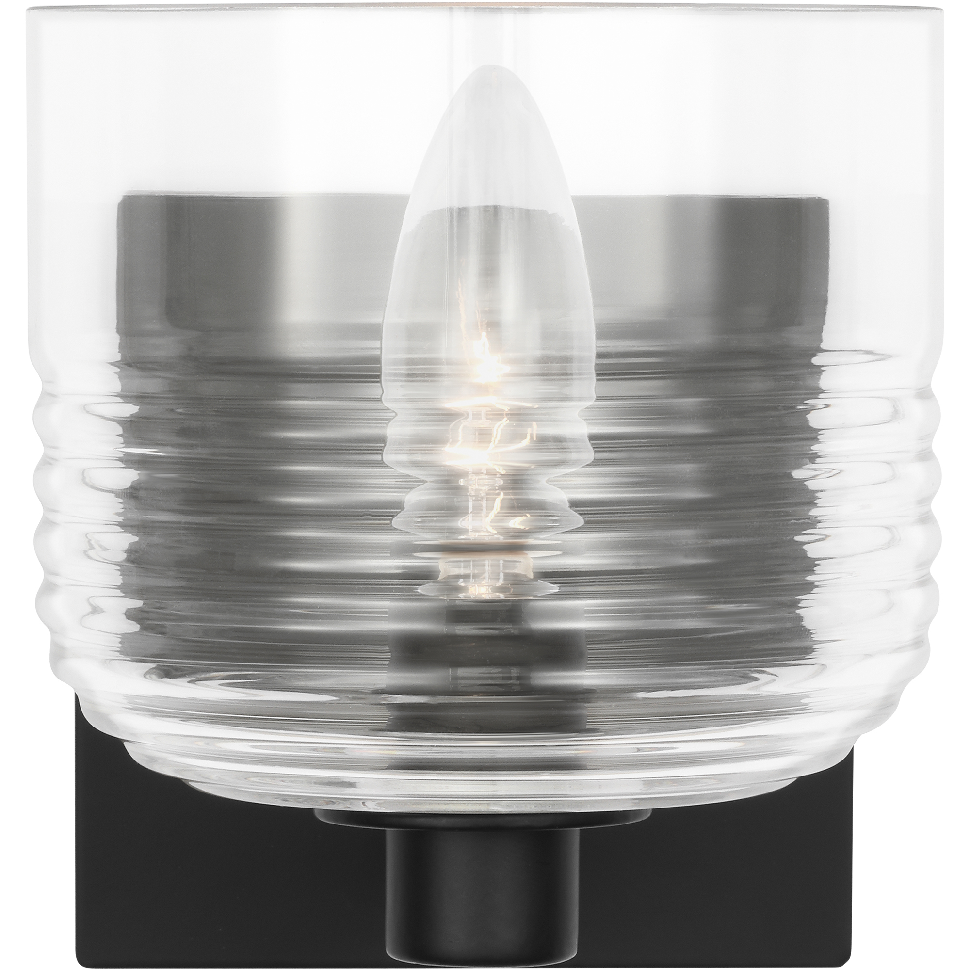 Drew & Jonathan Lochdale 1 Light 5.38 inch Midnight Black Sconce Wall Light, Small