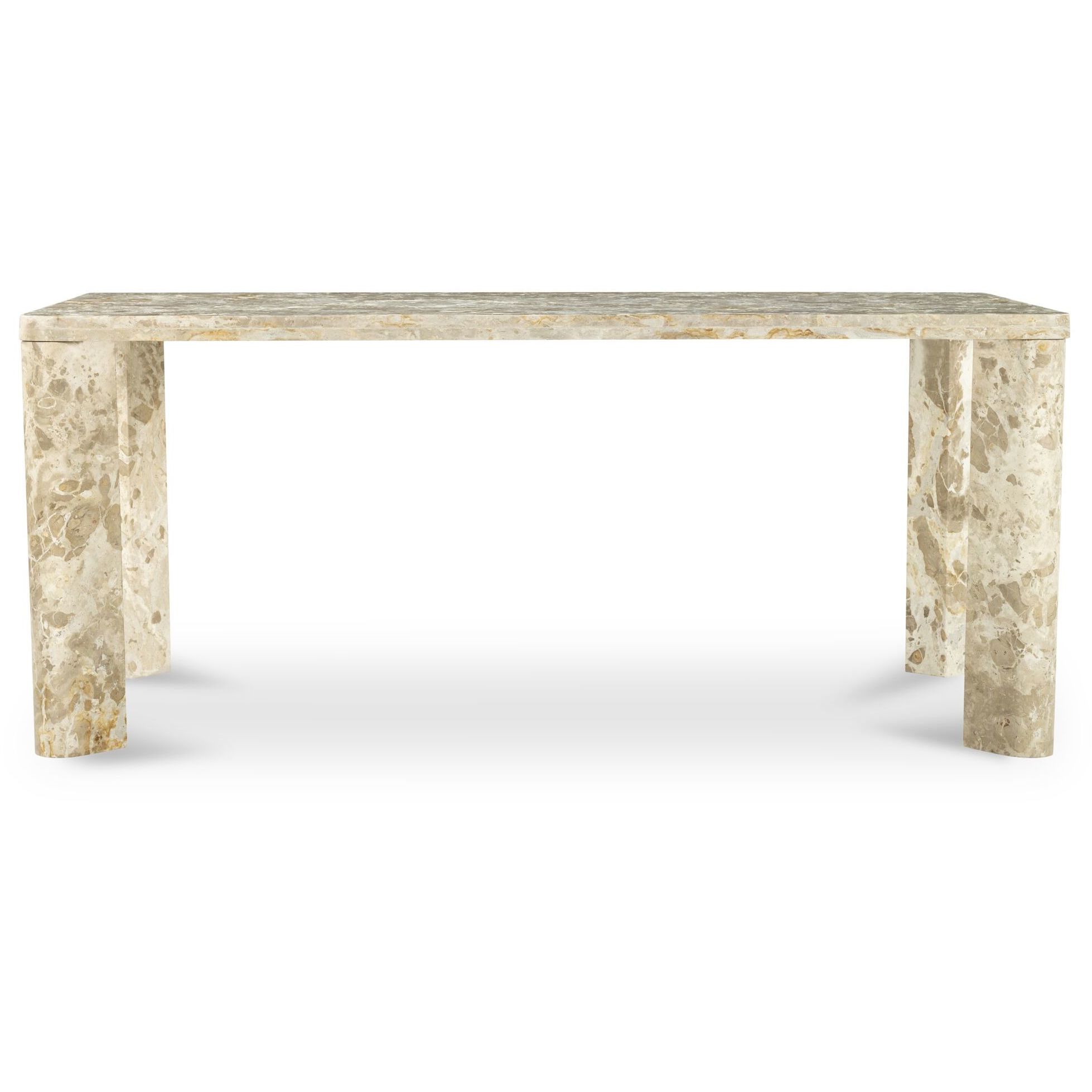 Segment 72 X 39 inch JD Panther Stone Beige Dining Table