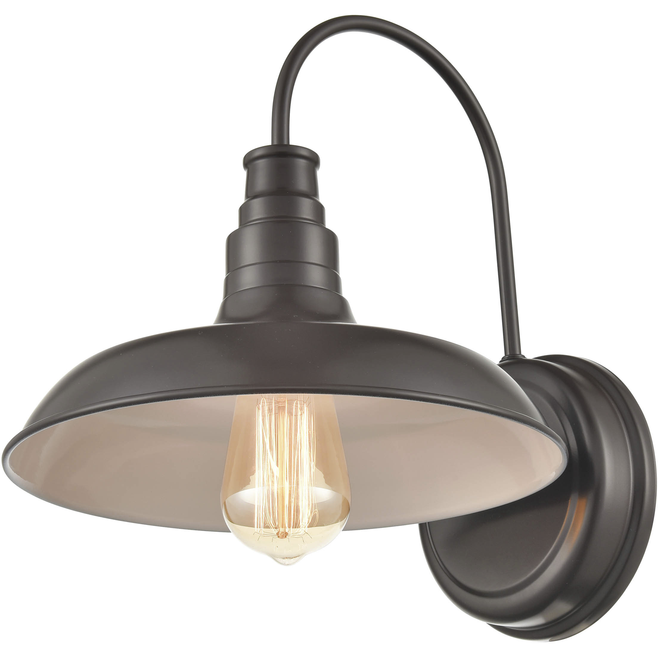 Milltown 1 Light 13 inch Powder Coated Bronze Outdoor Wall Sconce