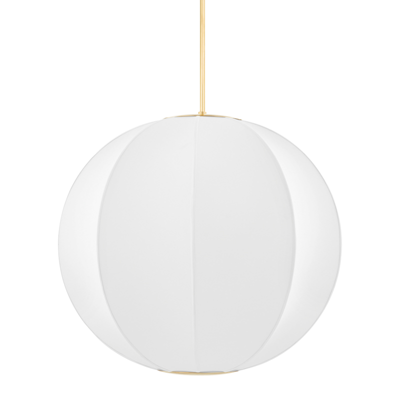 Jupiter 2 Light 28 inch Aged Brass Pendant Ceiling Light