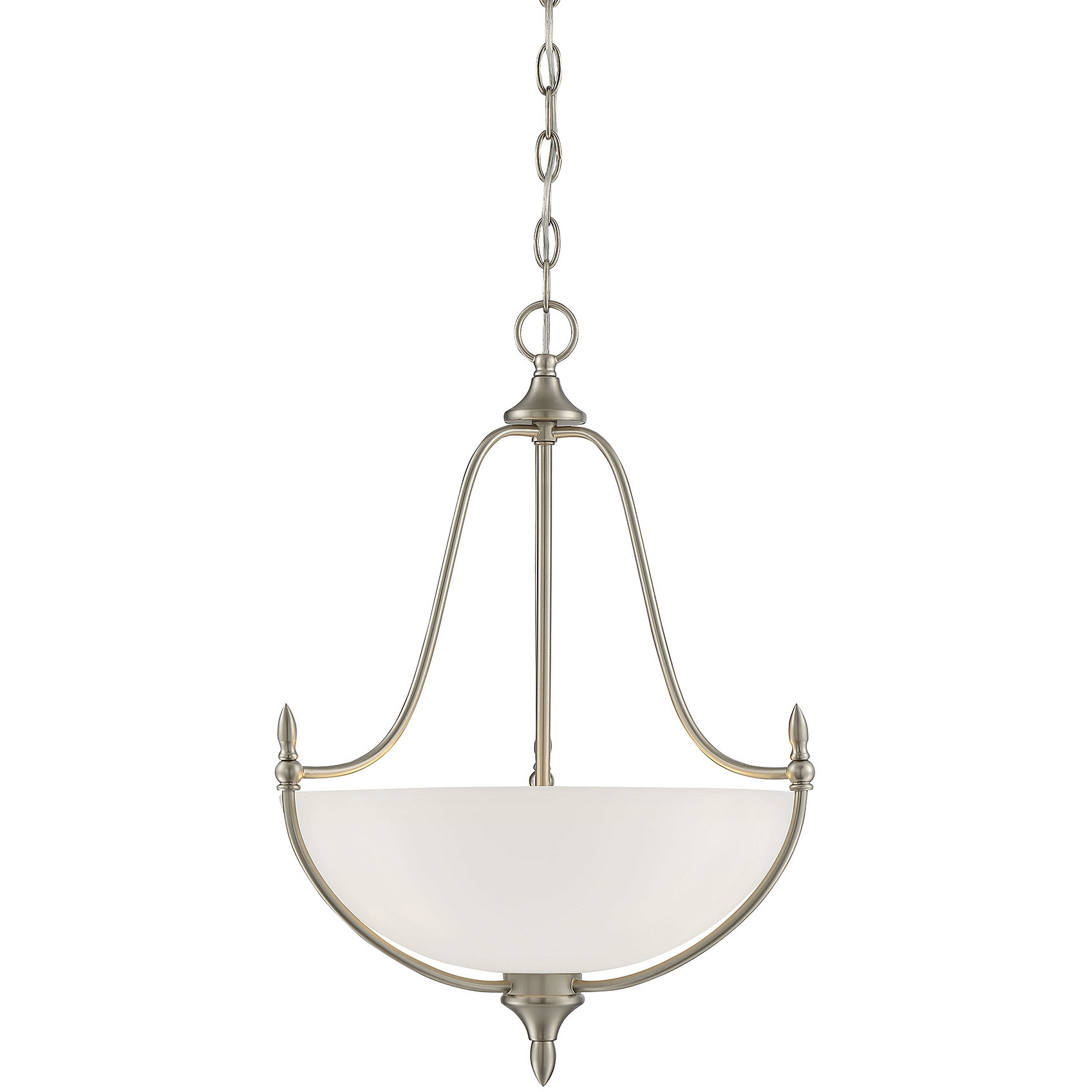 Herndon 3 Light 18 inch Satin Nickel Pendant Ceiling Light, Essentials
