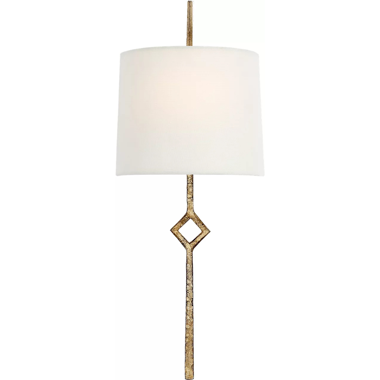 Studio VC Cranston 1 Light 6.5 inch Gilded Iron Sconce Wall Light in Linen, Small