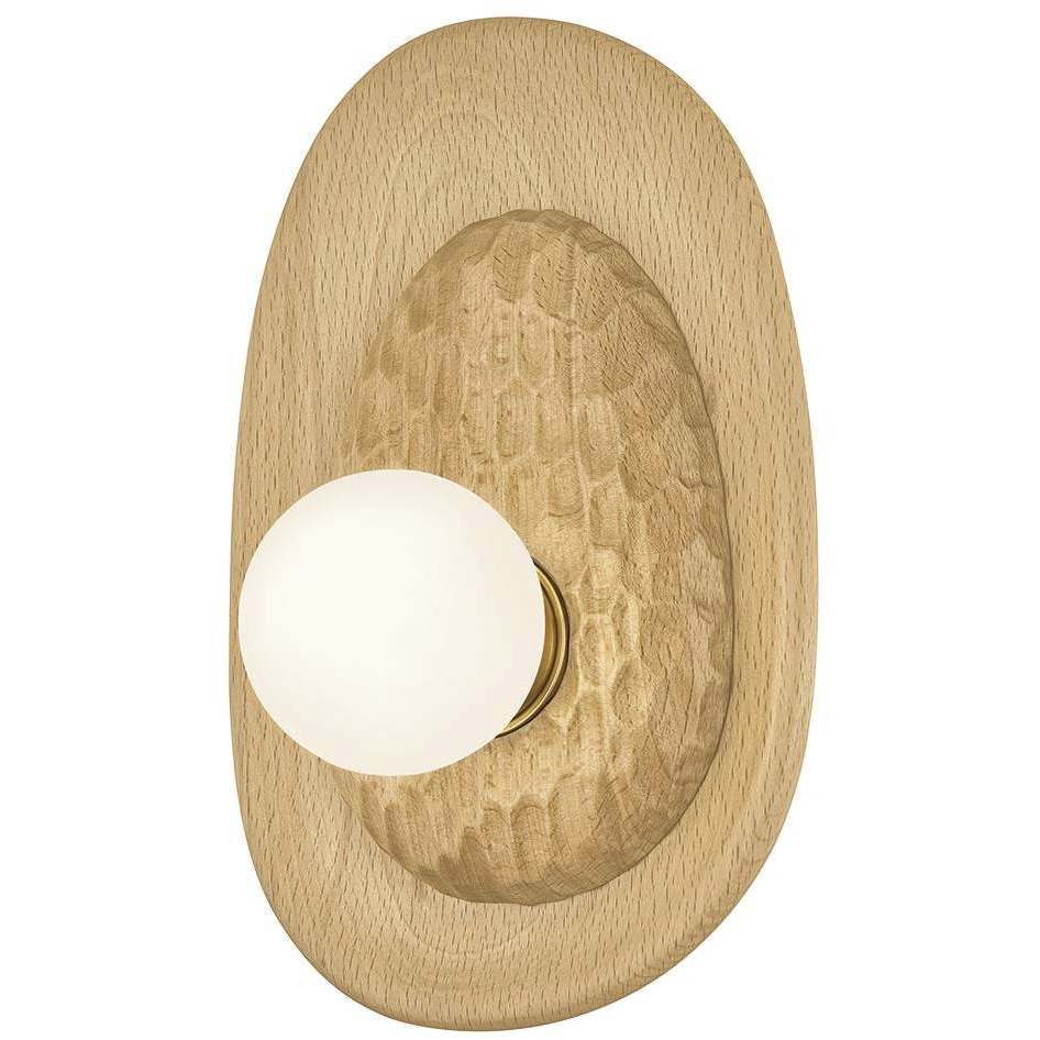 Pres 1 Light 7.25 inch Aged Brass Wall Sconce Wall Light