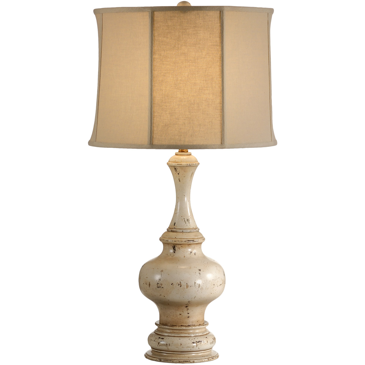 Wildwood 33 inch 100 watt Hand Painted Table Lamp Portable Light