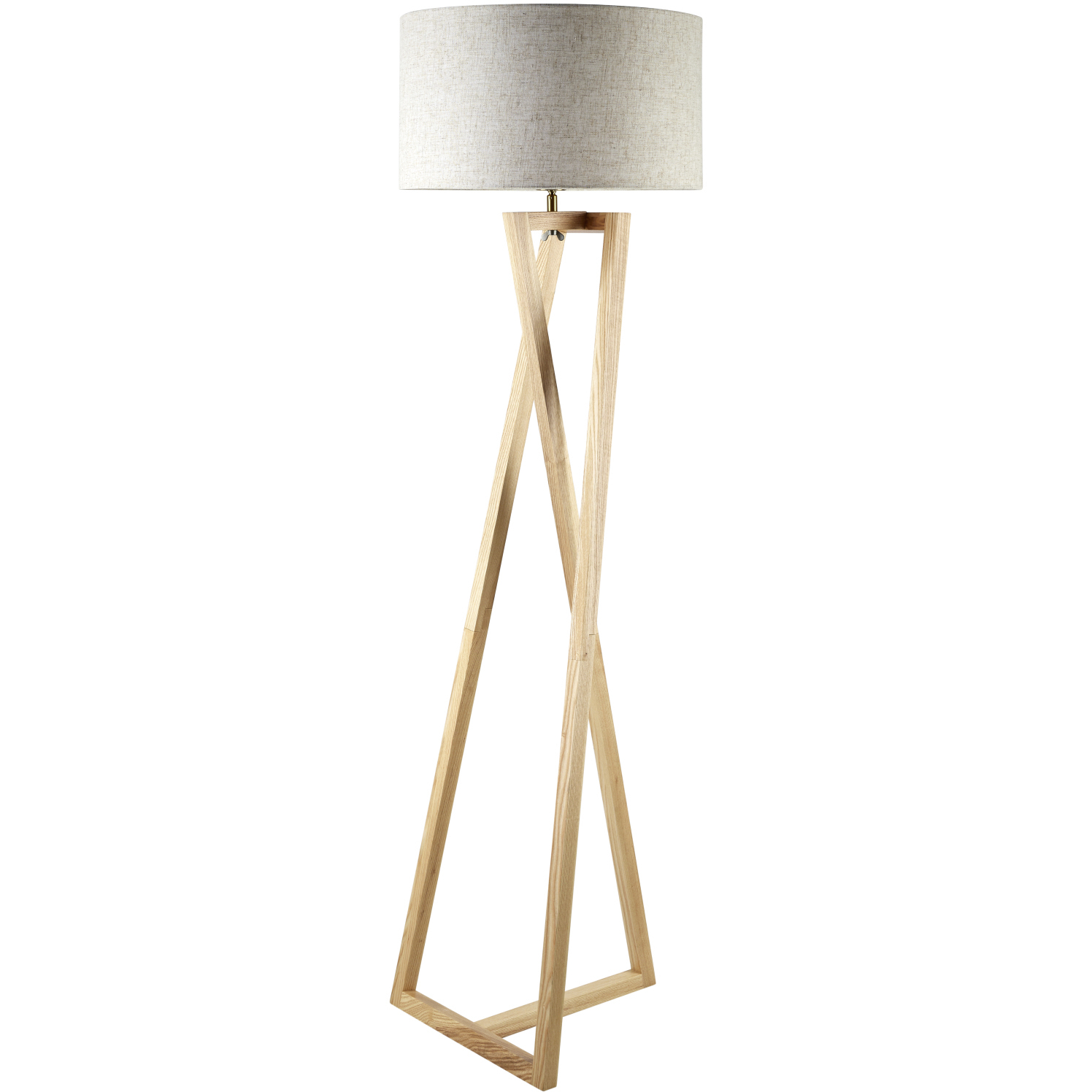 Verdantia 62.5 inch 100 watt Brown Accent Floor Lamp Portable Light