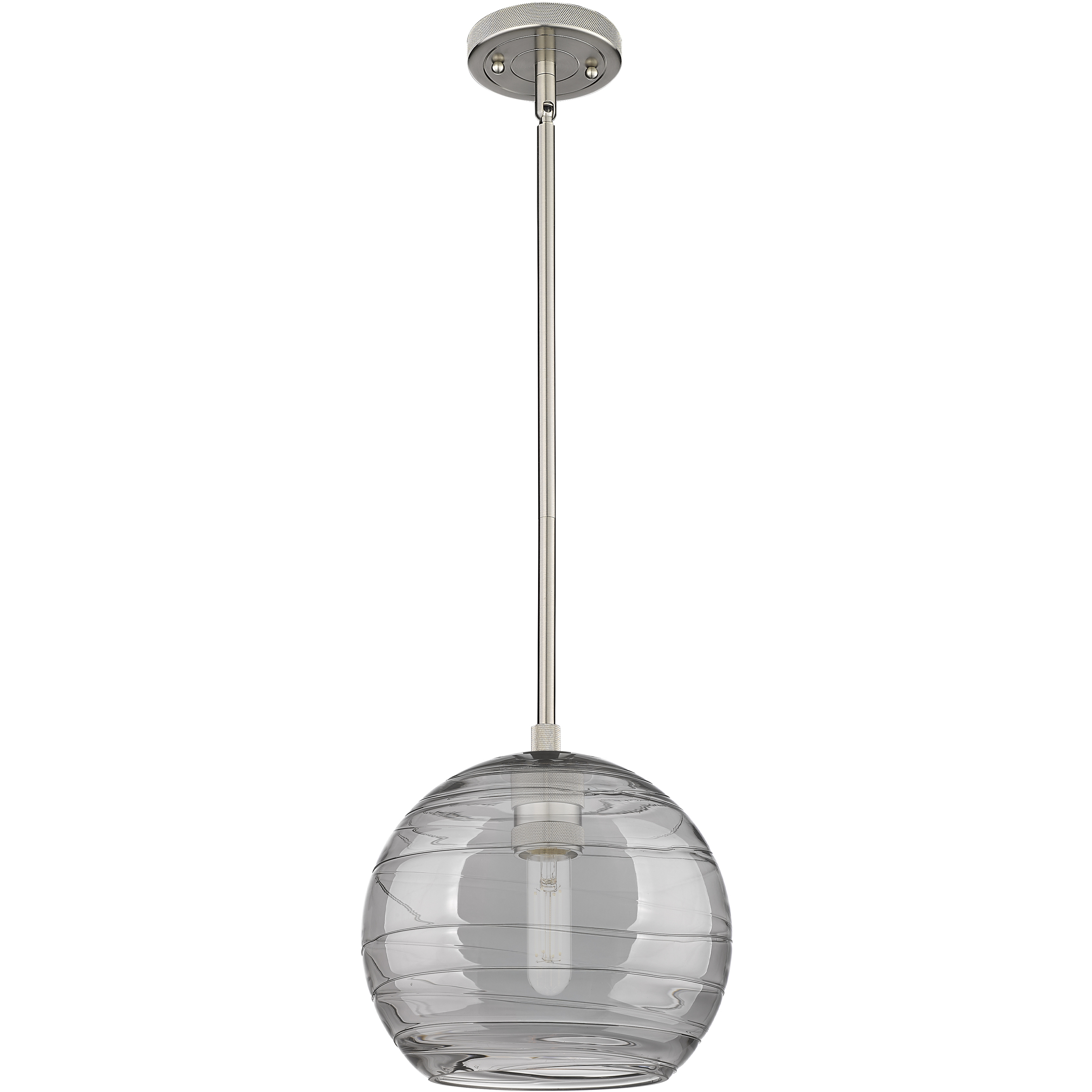 Crown Point 1 Light 8 inch Satin Nickel Pendant Ceiling Light