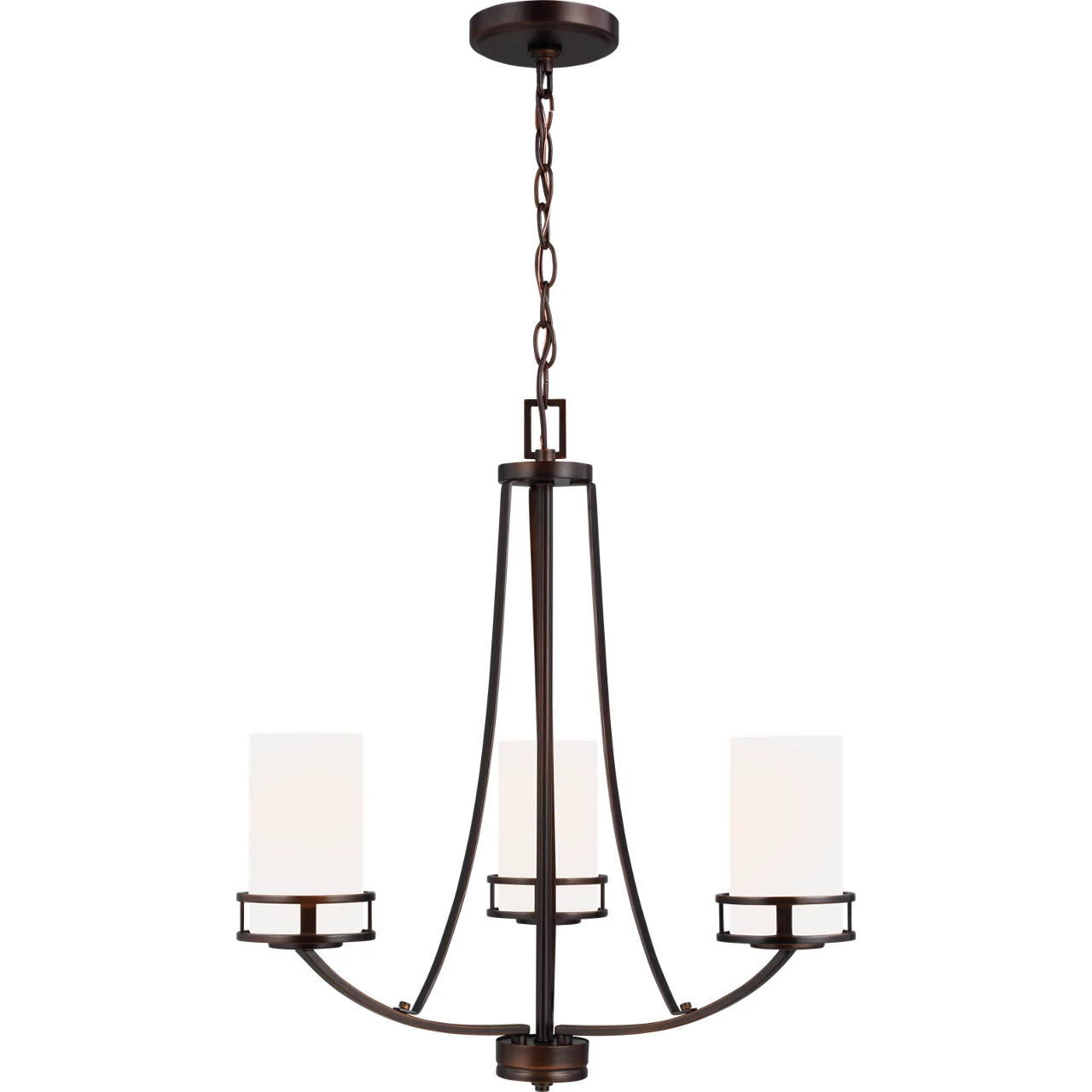 Robie 3 Light 21.38 inch Bronze Chandelier Ceiling Light