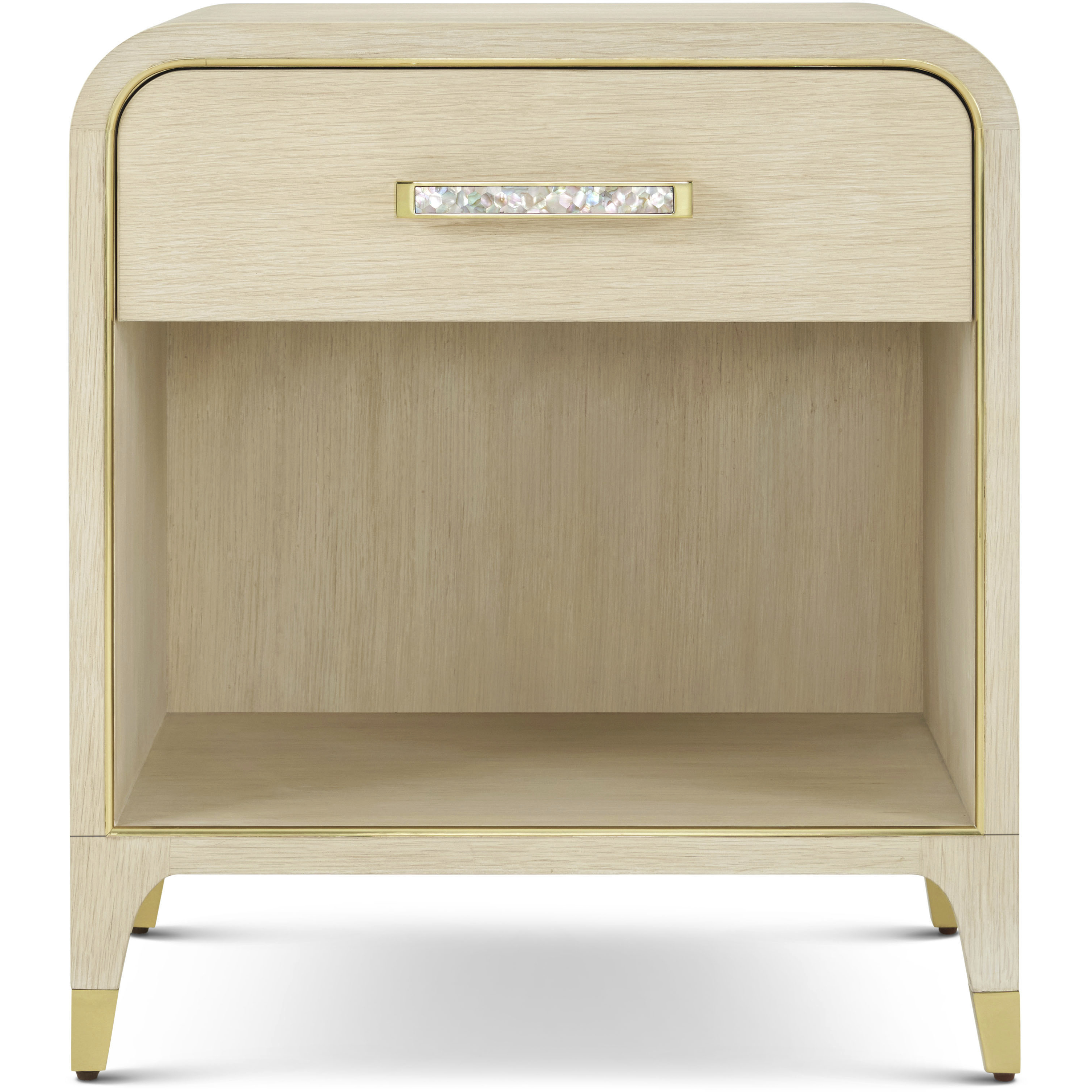 Judith Leiber Couture 29.25 X 26 inch Martini Nightstand, Wooden, 1-Drawer