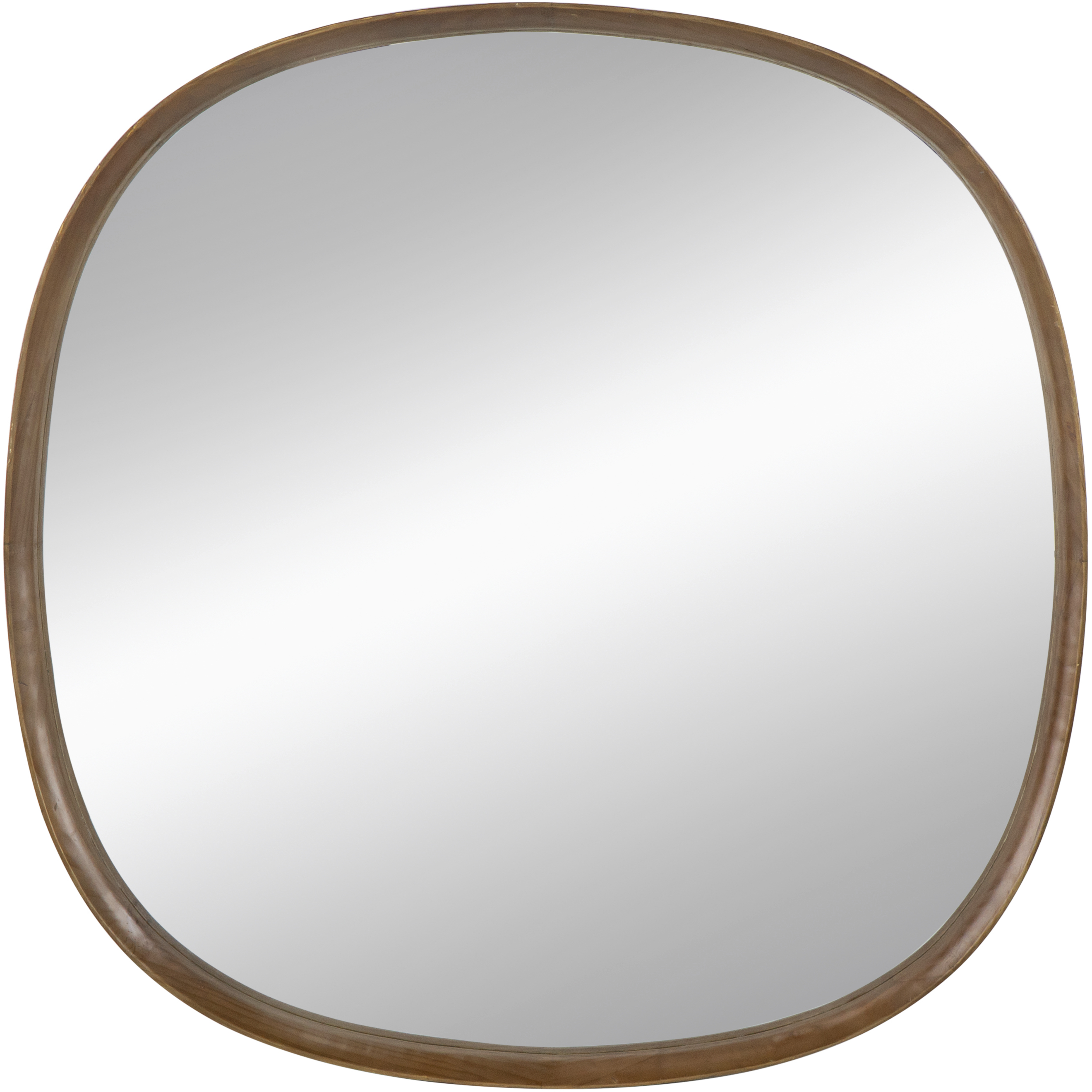 Wayne 42.1 X 41.3 inch Brown Wall Mirror