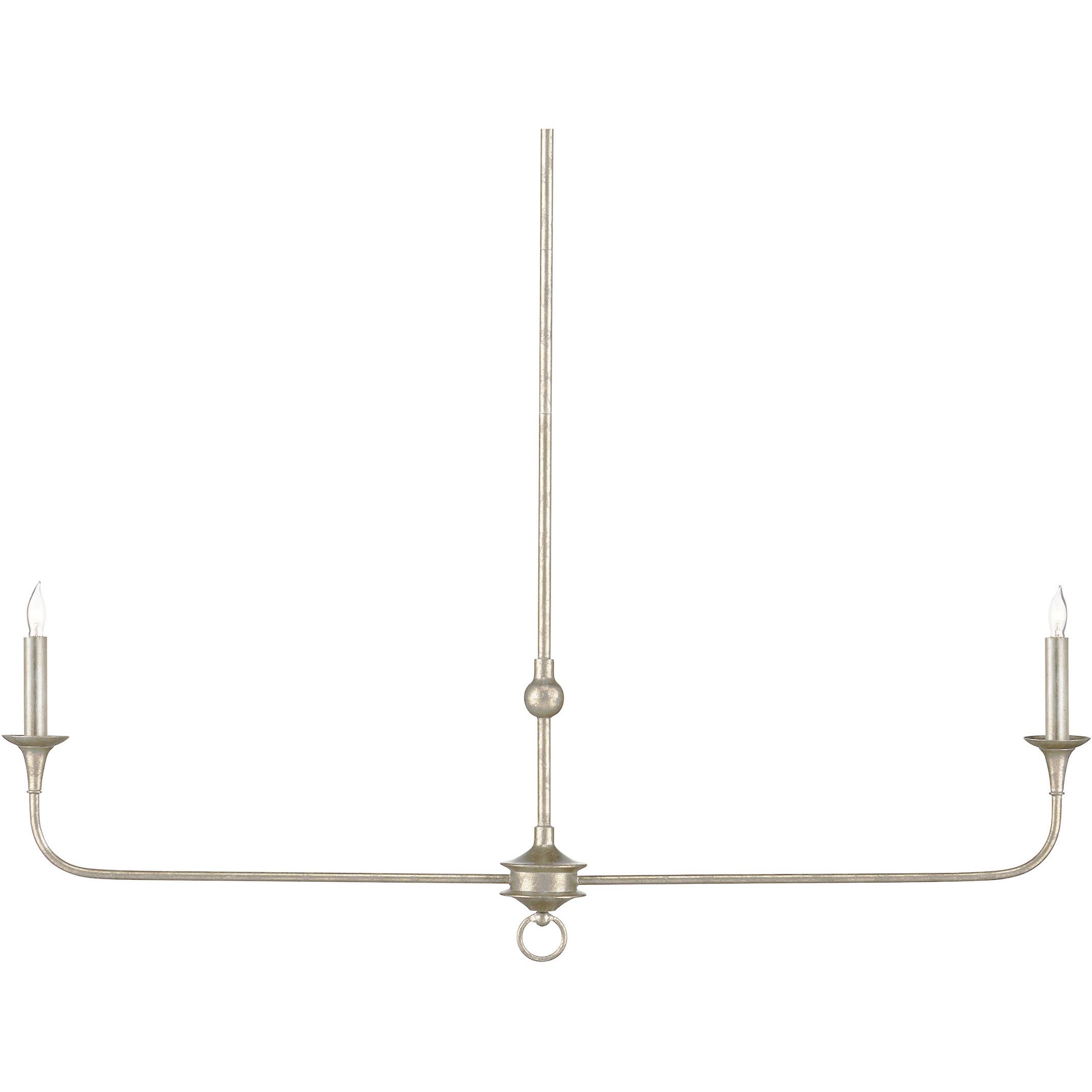 Nottaway 2 Light 40 inch Champagne Linear Chandelier Ceiling Light