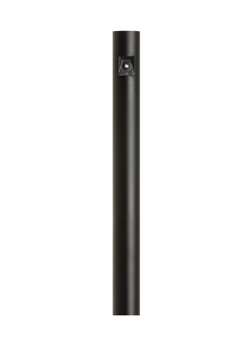 Outdoor Posts 84 inch Black Outdoor Post, with Photocell