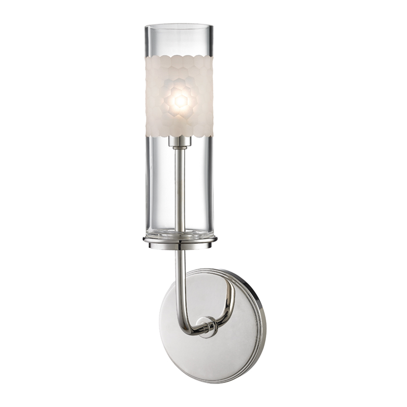 Wentworth 1 Light 5 inch Polished Nickel ADA Wall Sconce Wall Light