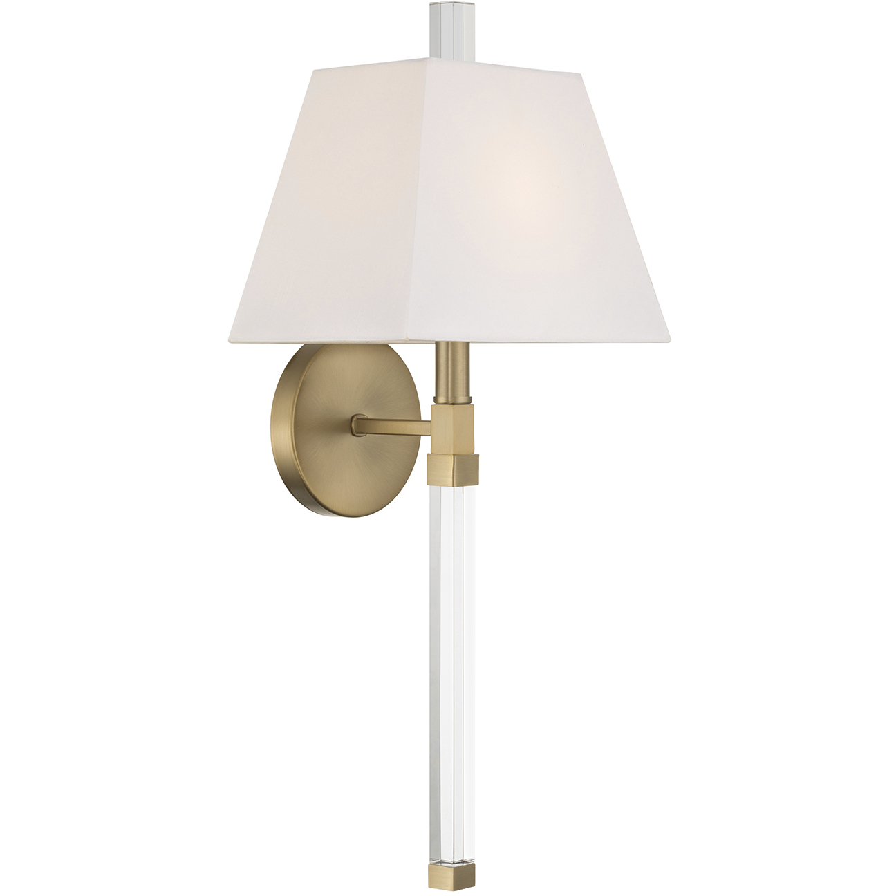 Renee Bath Sconce Wall Light in Aged Brass