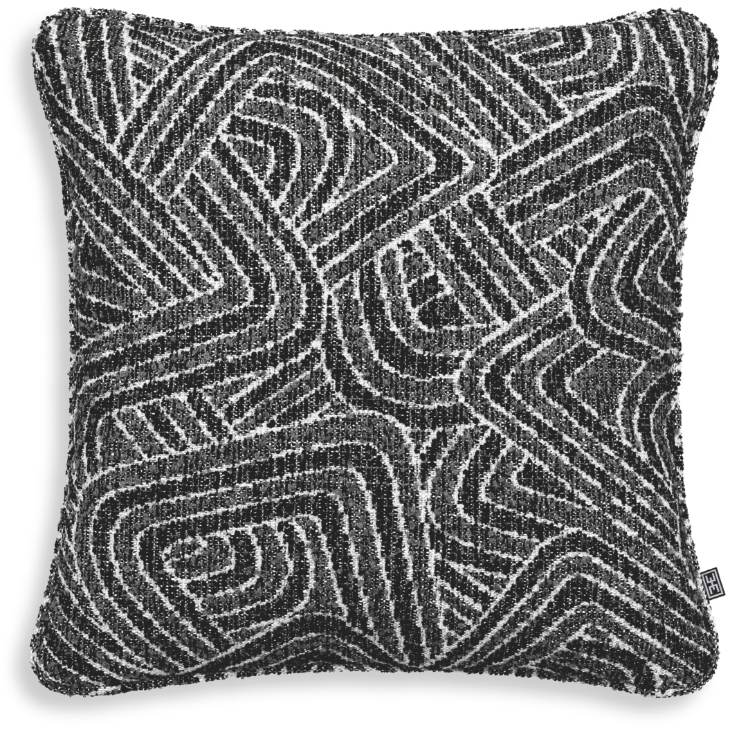 Camari 19.69 X 19.69 inch Camari Black Pillow