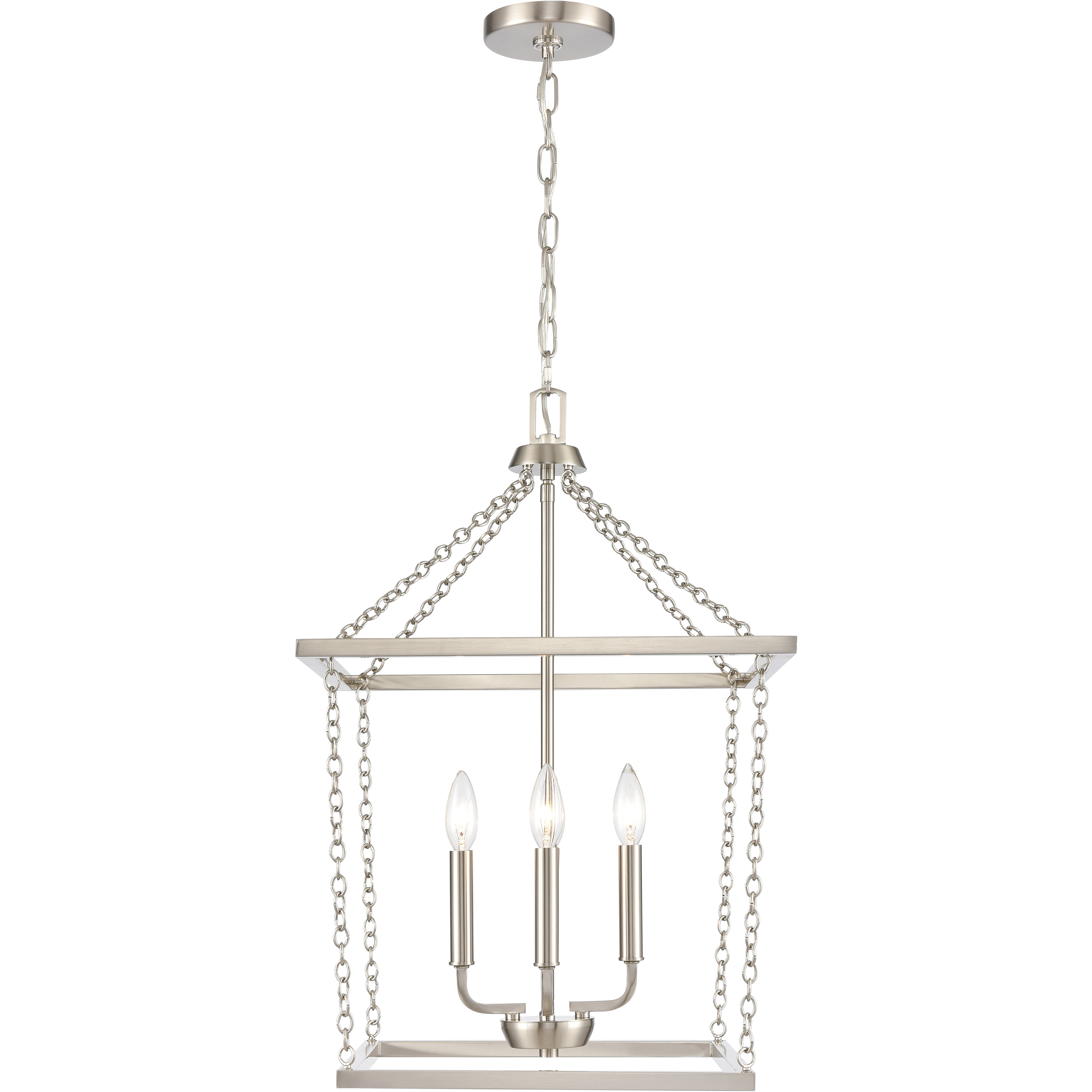 Emmett 4 Light 17 inch Brushed Nickel Pendant Ceiling Light